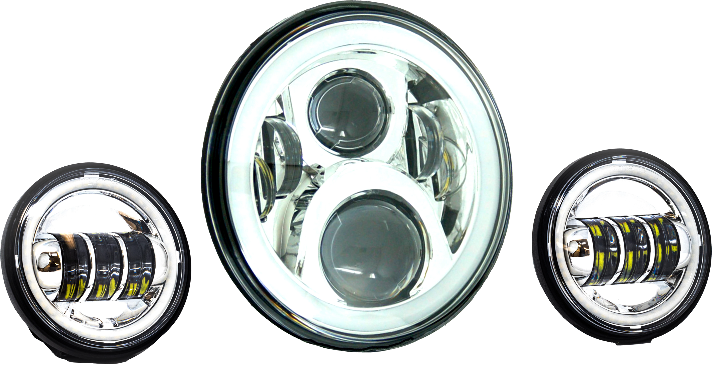 7" LED Headlight w/ Pass Lamps