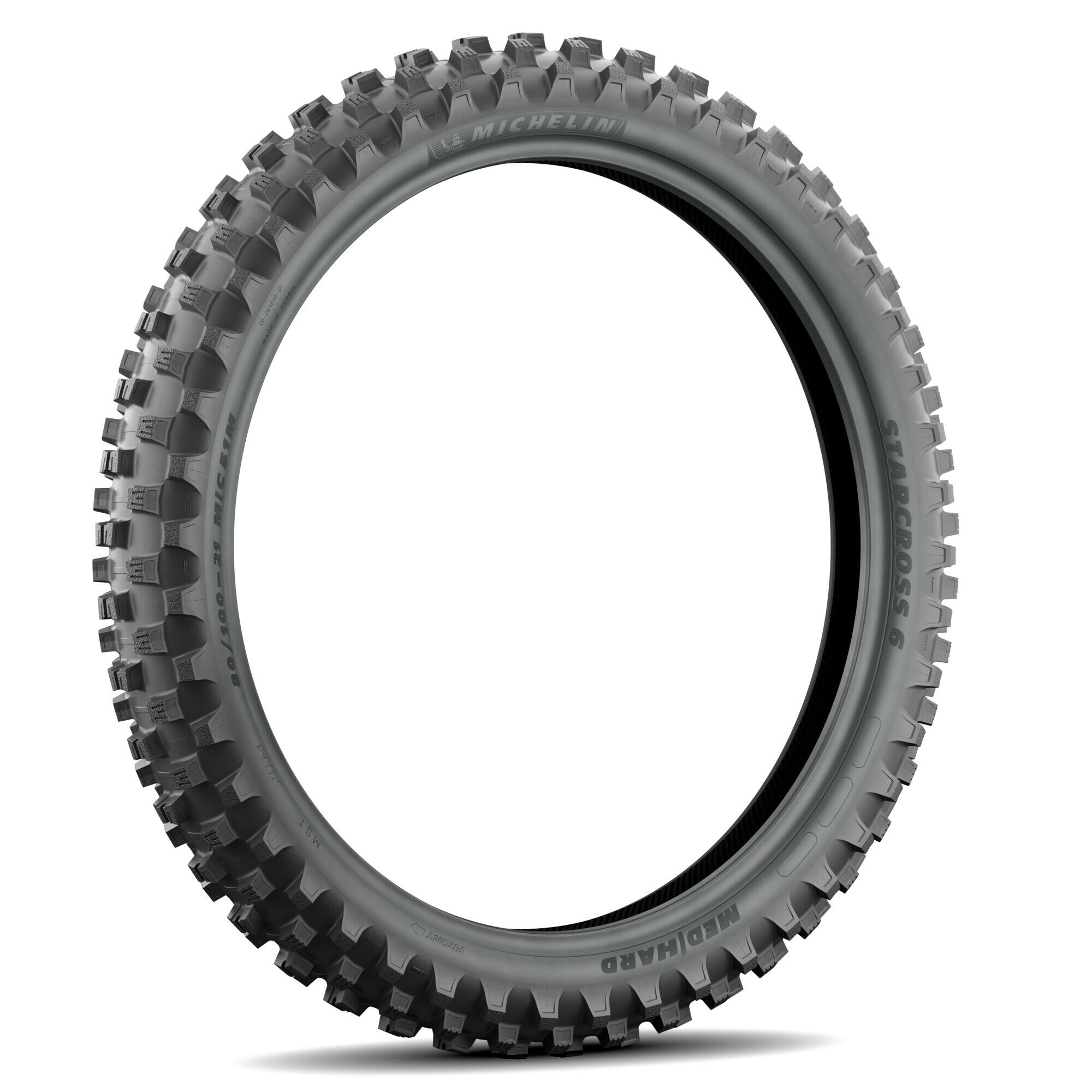 TIRE STARCROSS 6 MED HARD FR 90/100-21 57M BIAS TT