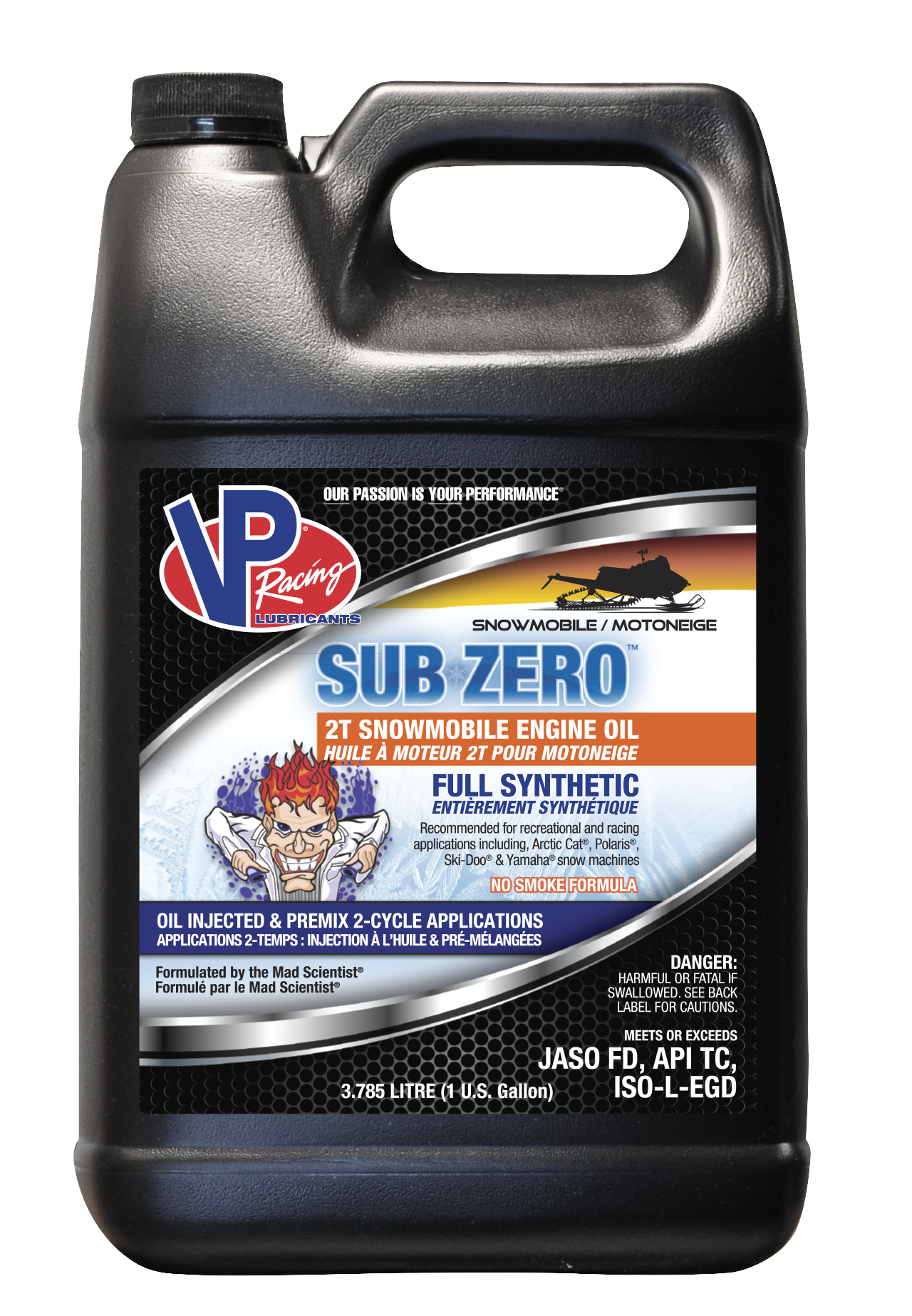 SUB-ZERO SYN 2T SNOWMOBILE OIL