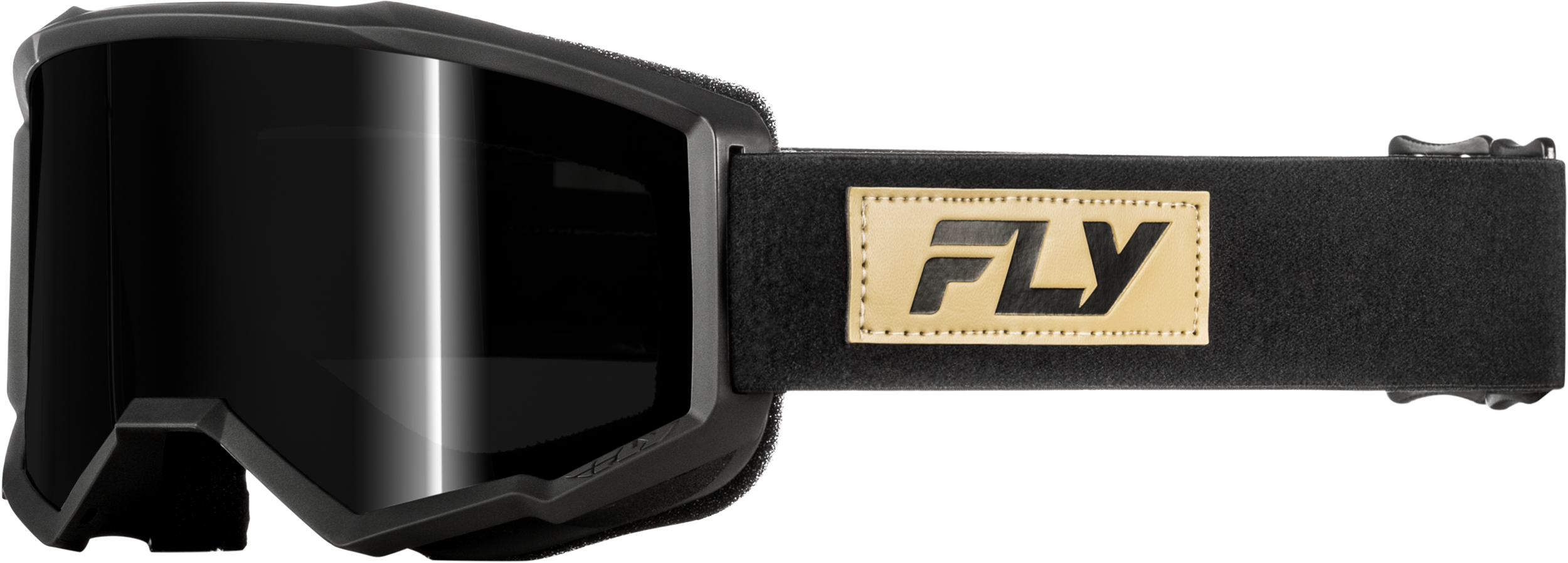 FOCUS SAND GOGGLE BLACK/TAN W/ DARK SMOKE LENS