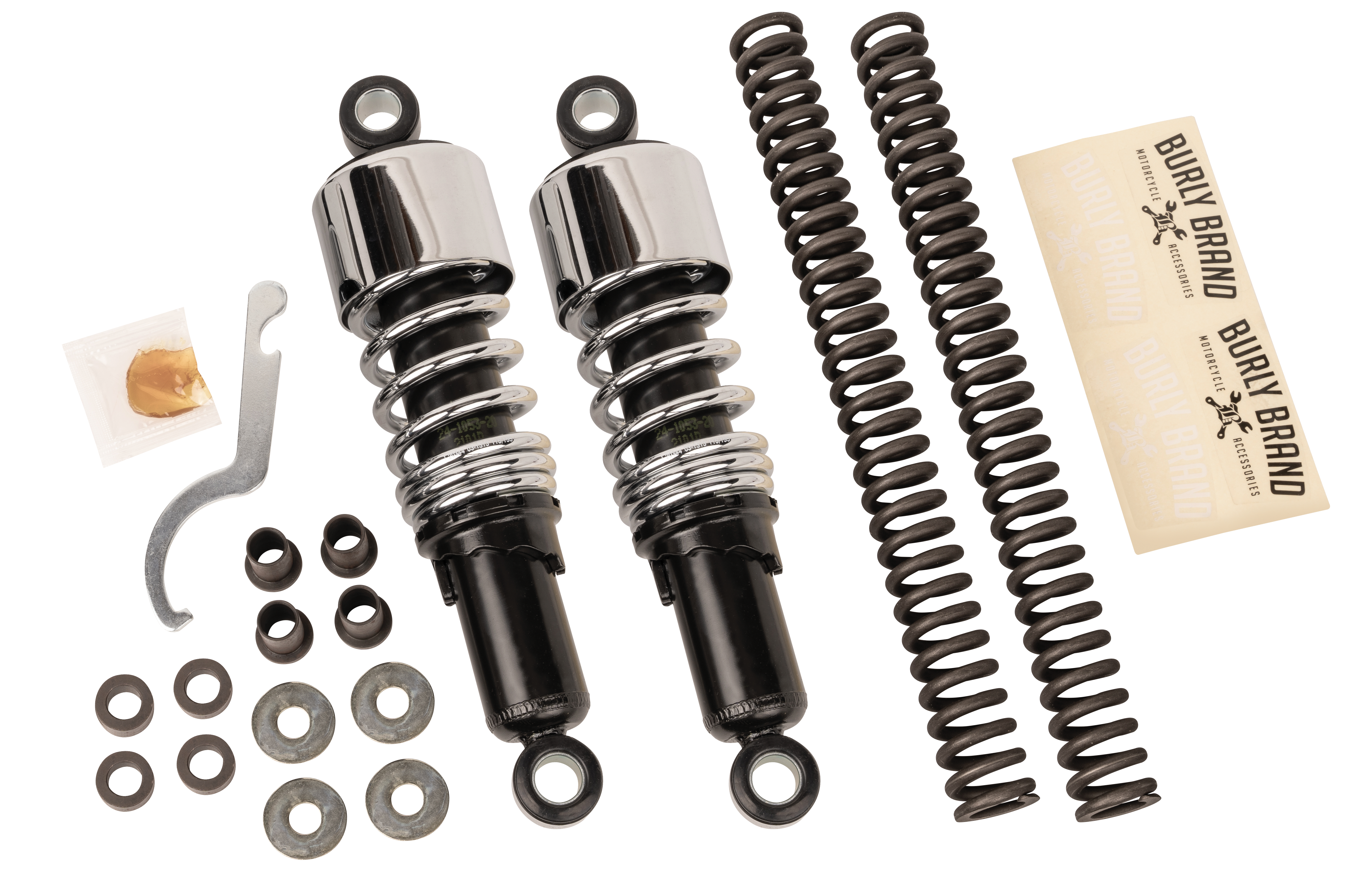 BURLY SLAMMER KIT CHROME ST 89-99