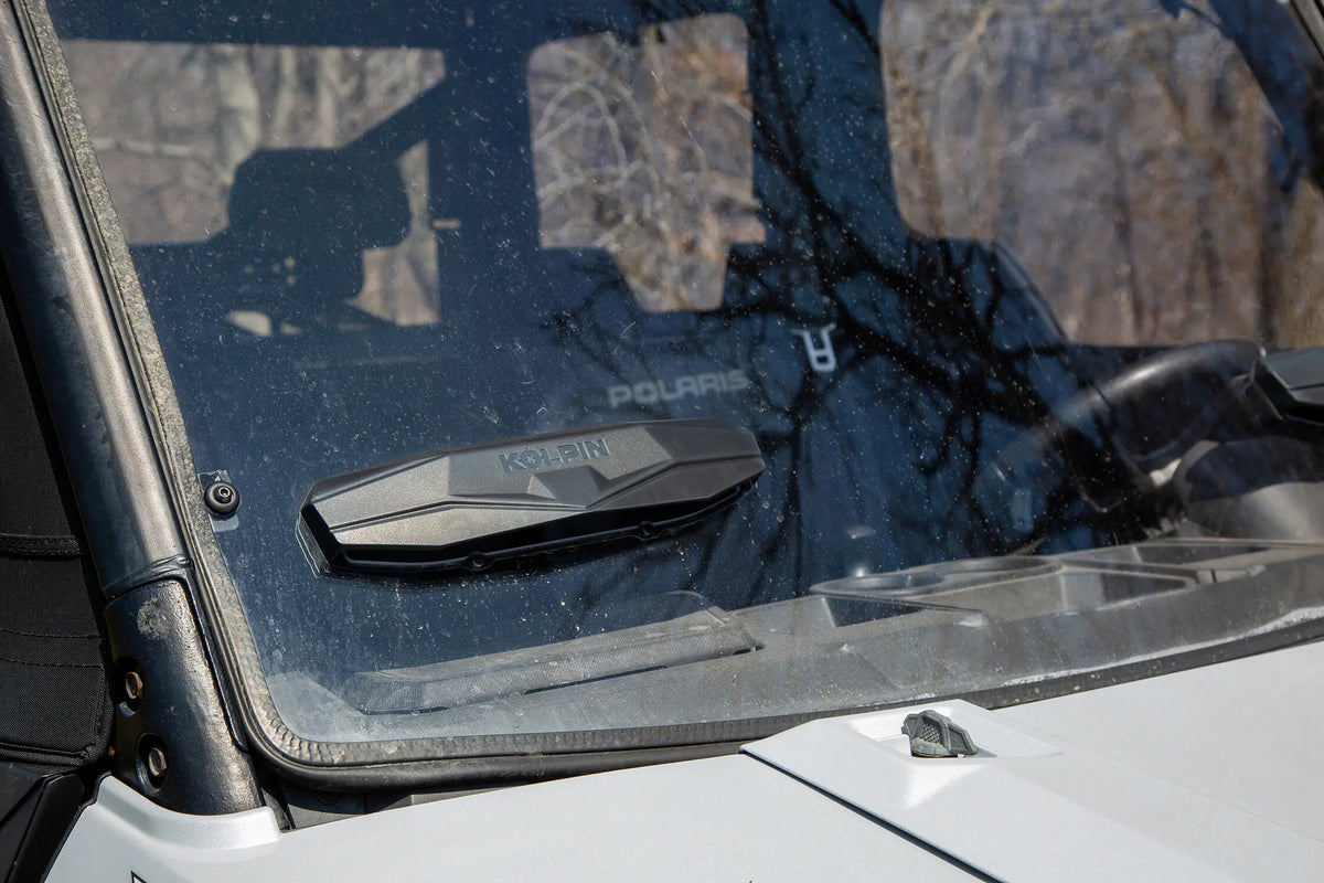 POLY FRONT WINDSHIELD FULL FIXED VENTED POL