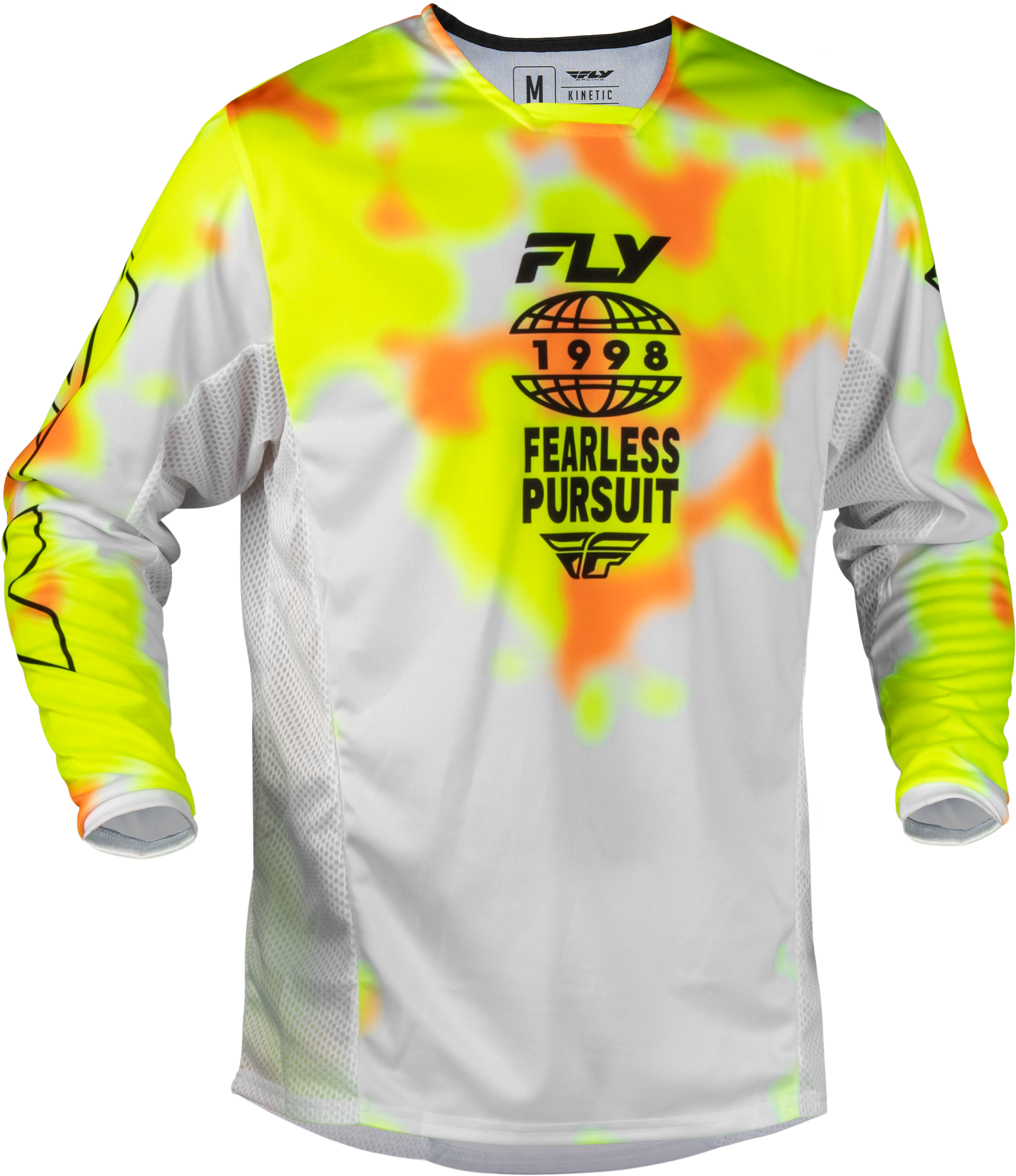 KINETIC BLUR JERSEY WHITE/HI-VIS/ORANGE SM