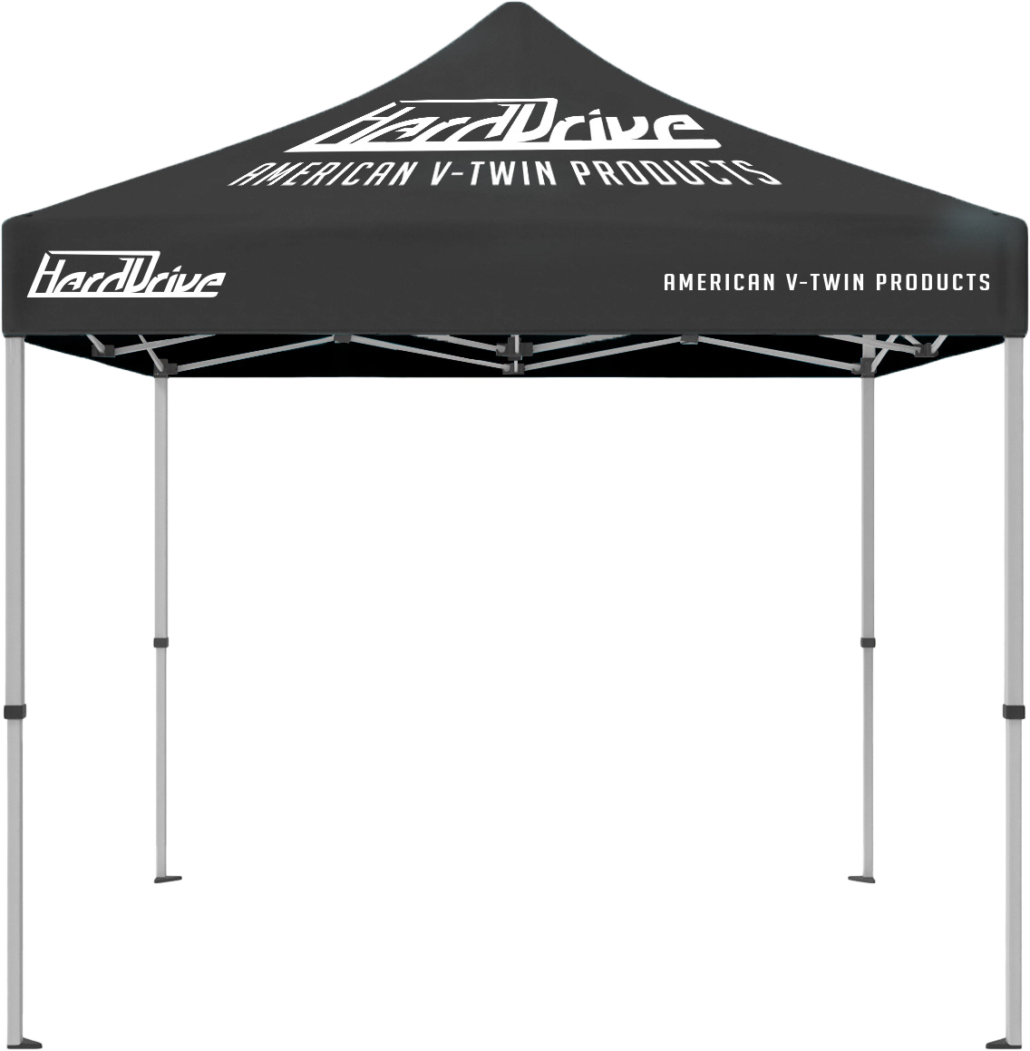 CANOPY TOP 10' X 10' BLACK W/ WHITE LOGO