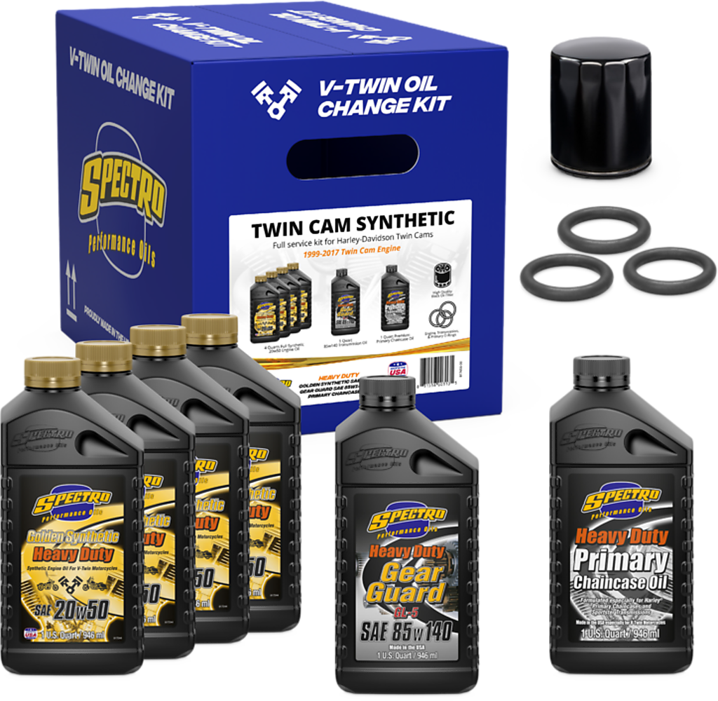 V-TWIN FULL OIL SERVICE KIT TC SYNTHETIC