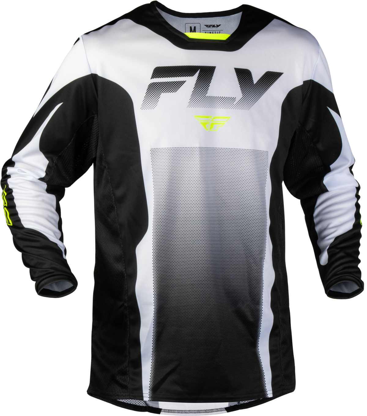 KINETIC FADE JERSEY WHITE/BLACK/HI-VIS MD