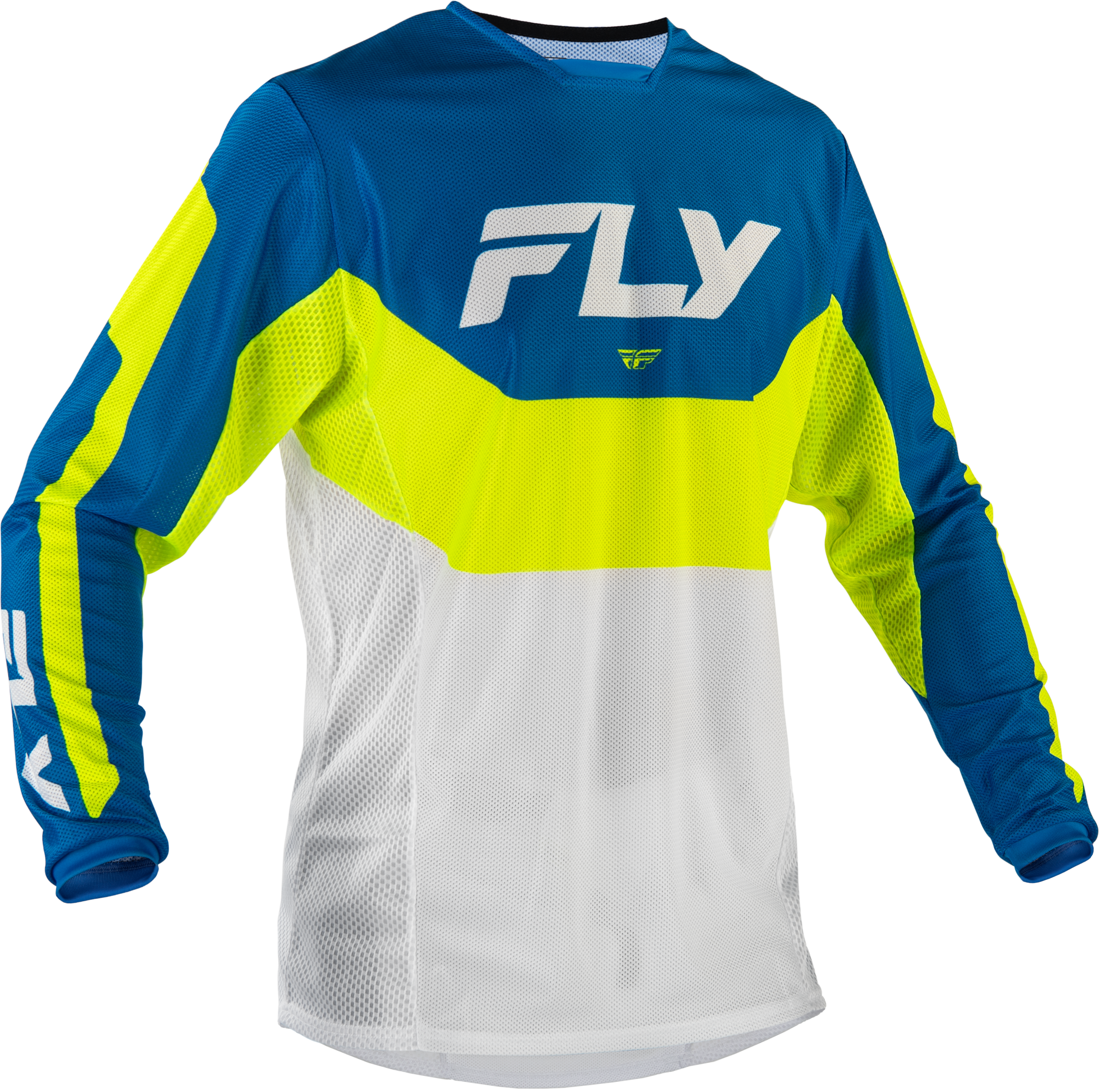 KINETIC MESH JERSEY BLUE/WHITE/HI-VIS XL