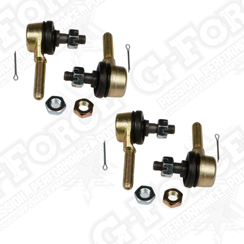 4 x Tie Rod End HD 2 Tapered + 2 Flat Kit - DRR (12mm)