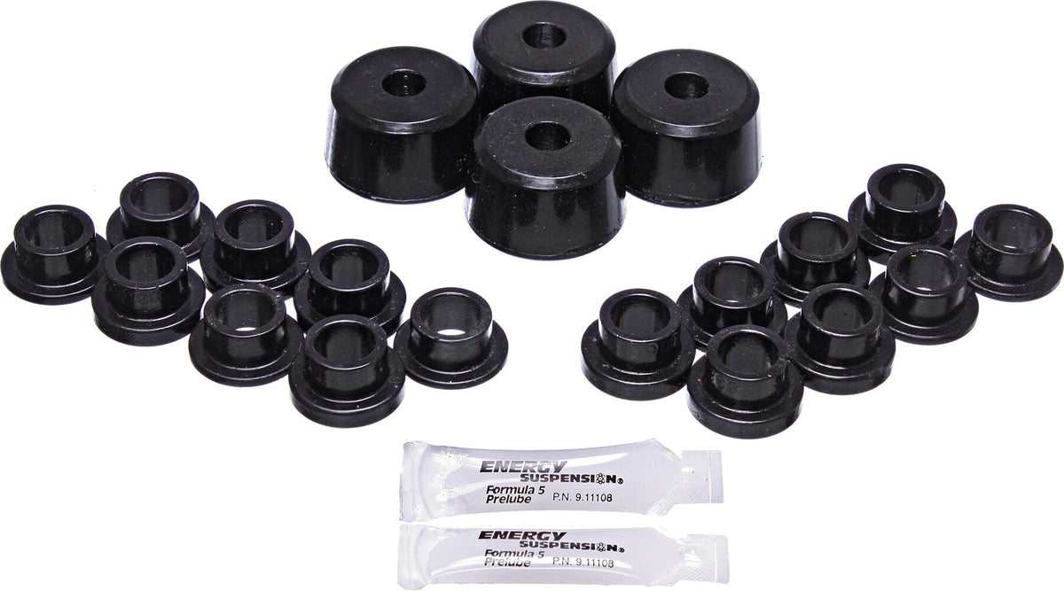 SHOCK BUSHING KIT BLACK POL