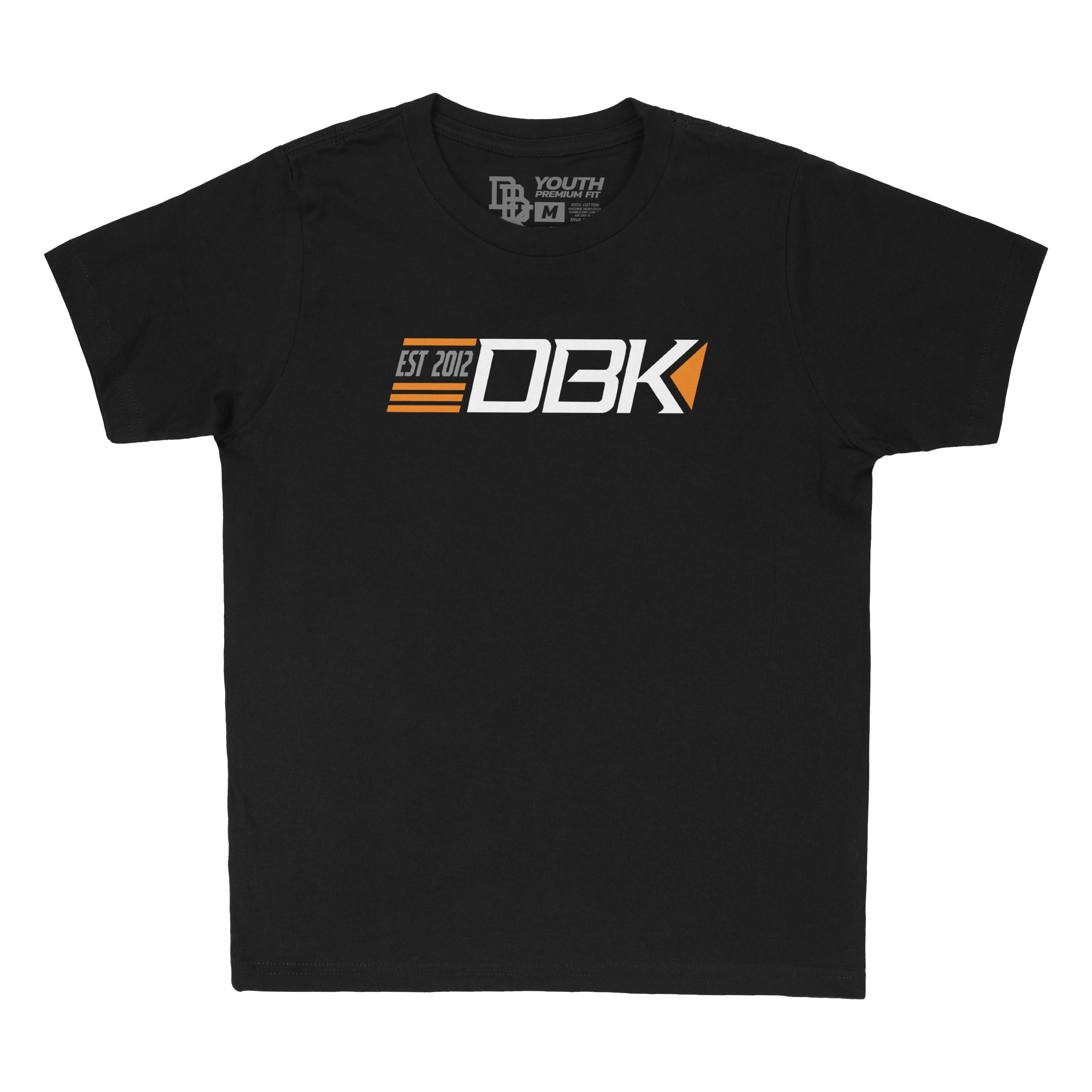 WE RACE YOUTH TEE BLACK YL