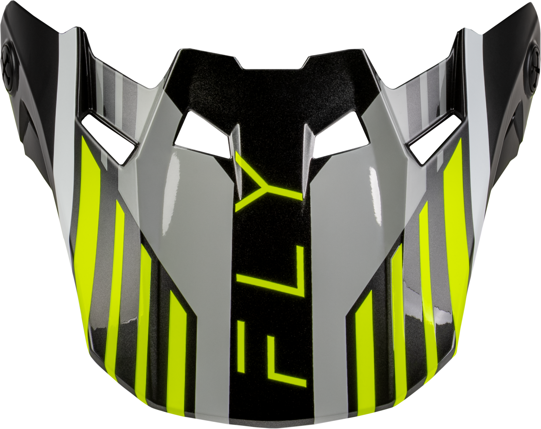 FORMULA CC STRIKE VISOR GREY/BLACK/HI-VIS YL/SM