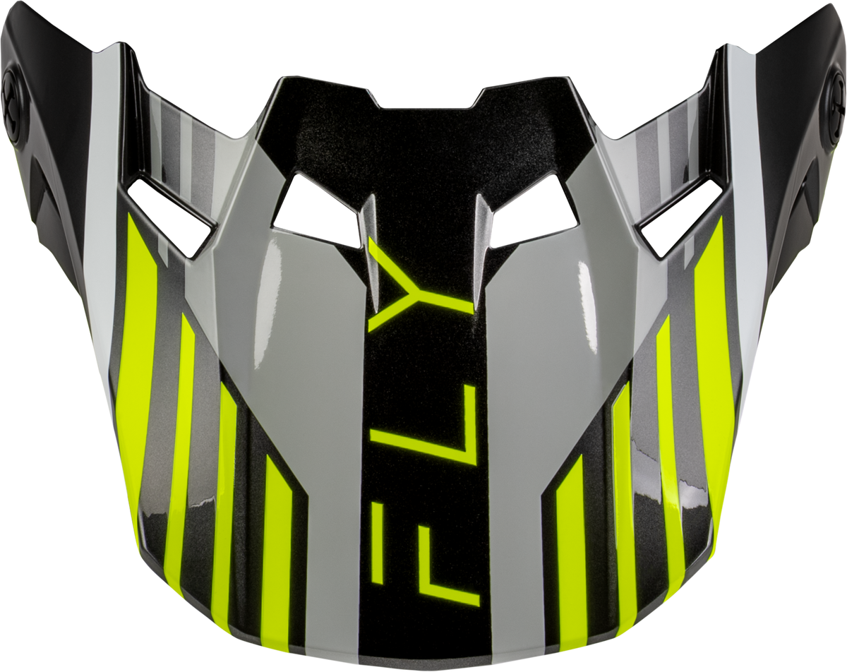 FORMULA CC STRIKE VISOR GREY/BLACK/HI-VIS YL/SM