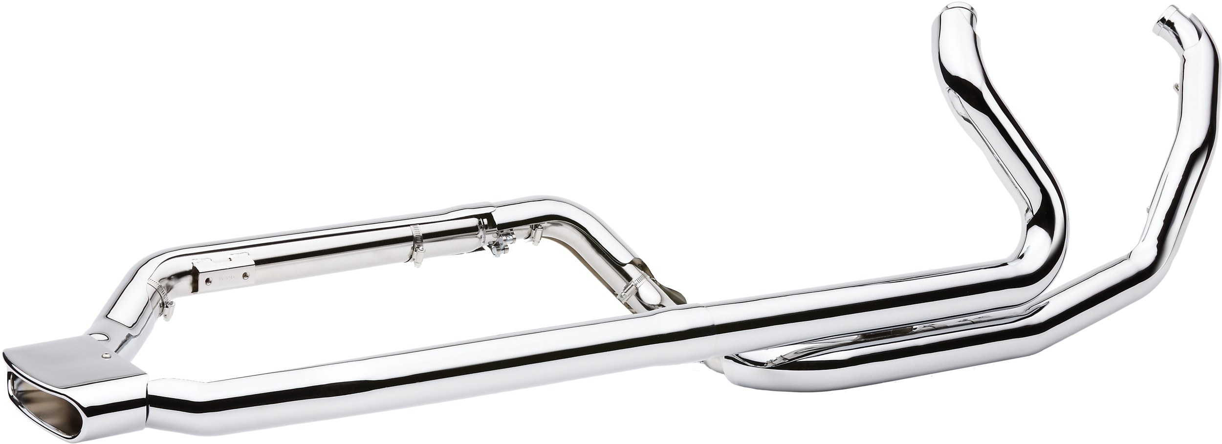POWERPORT DUAL HEADPIPES CHROME FLH/FLT 09-16