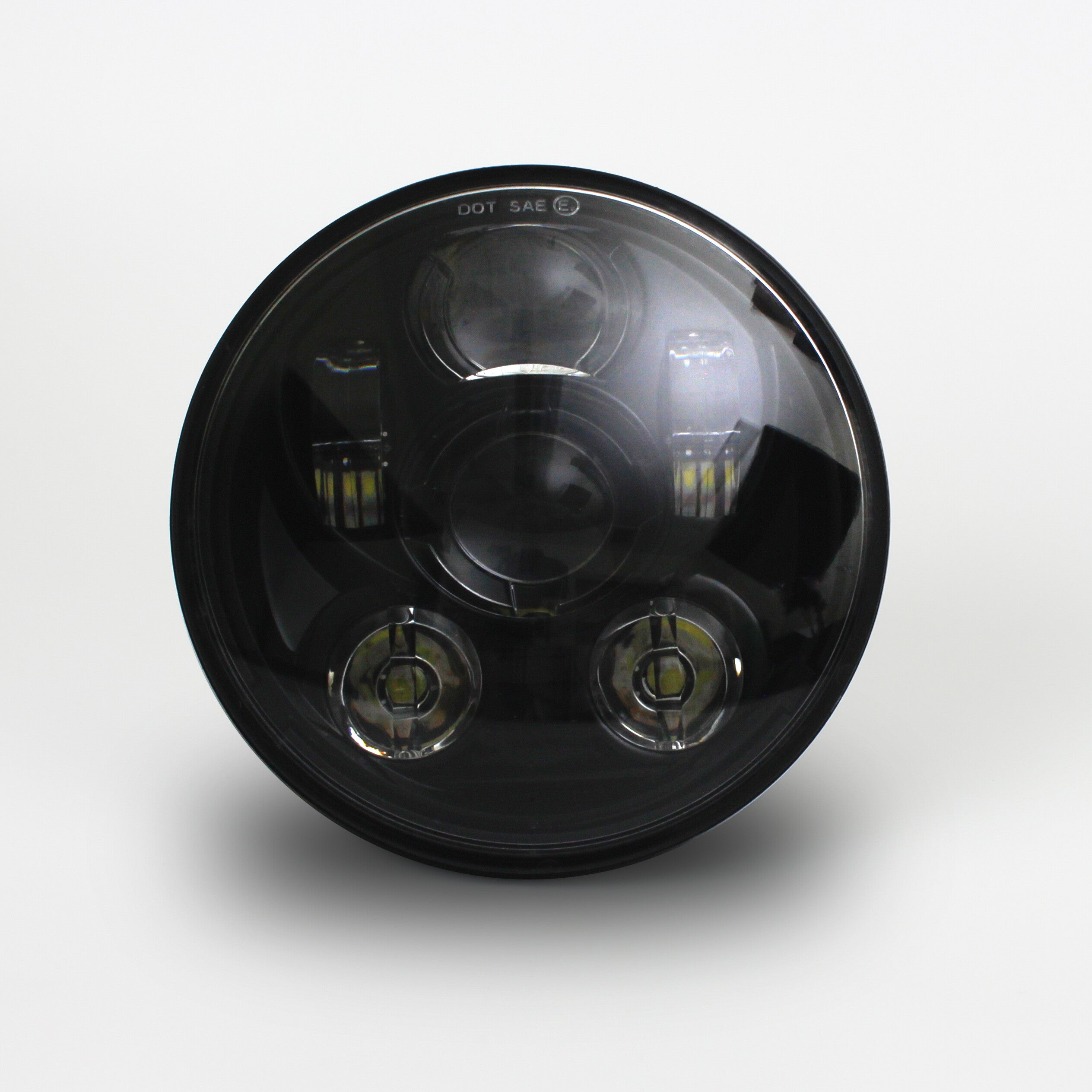 HEADLIGHT 5.75" BLACK 6 PROJECTOR