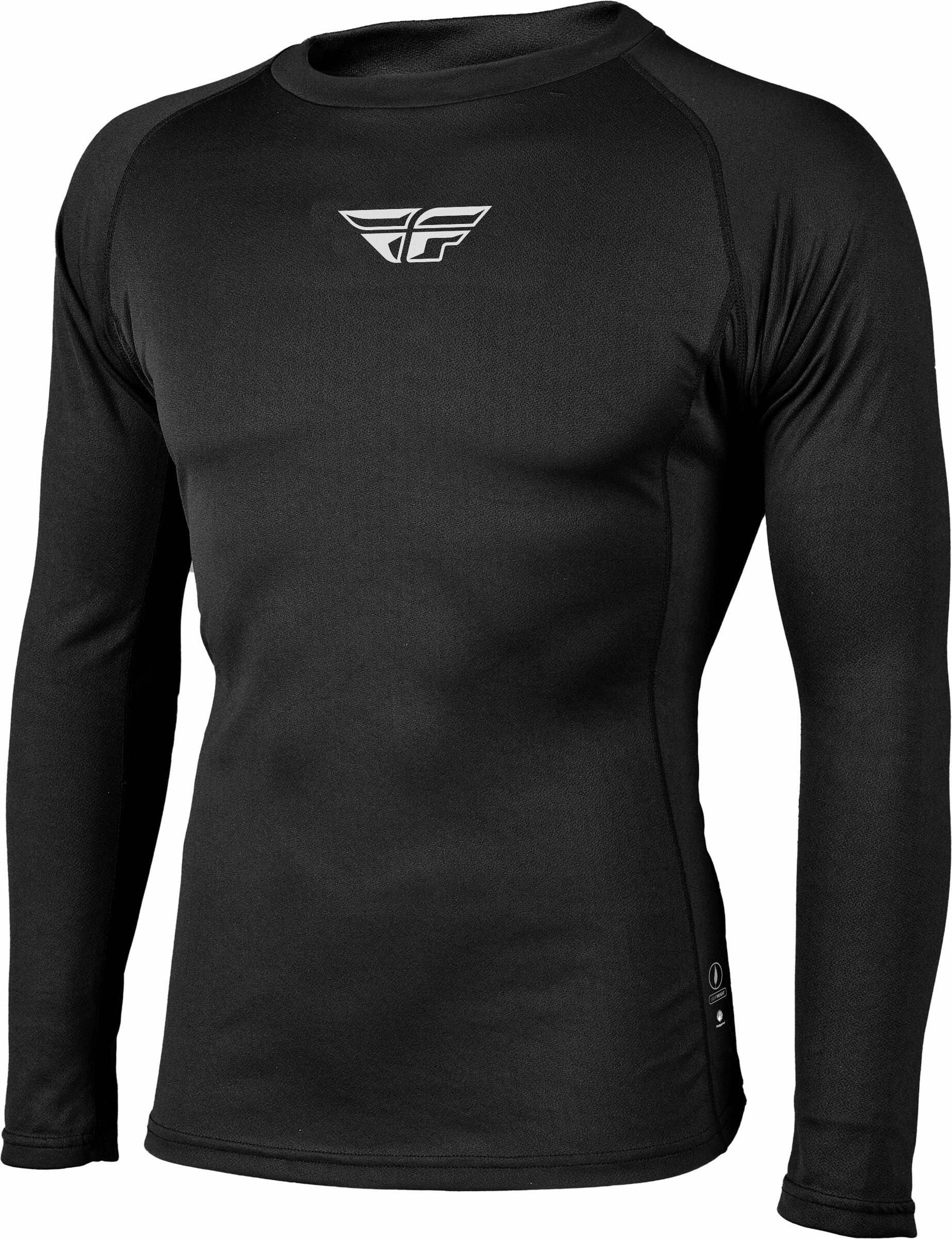 LIGHTWEIGHT BASELAYER TOP BLACK LG