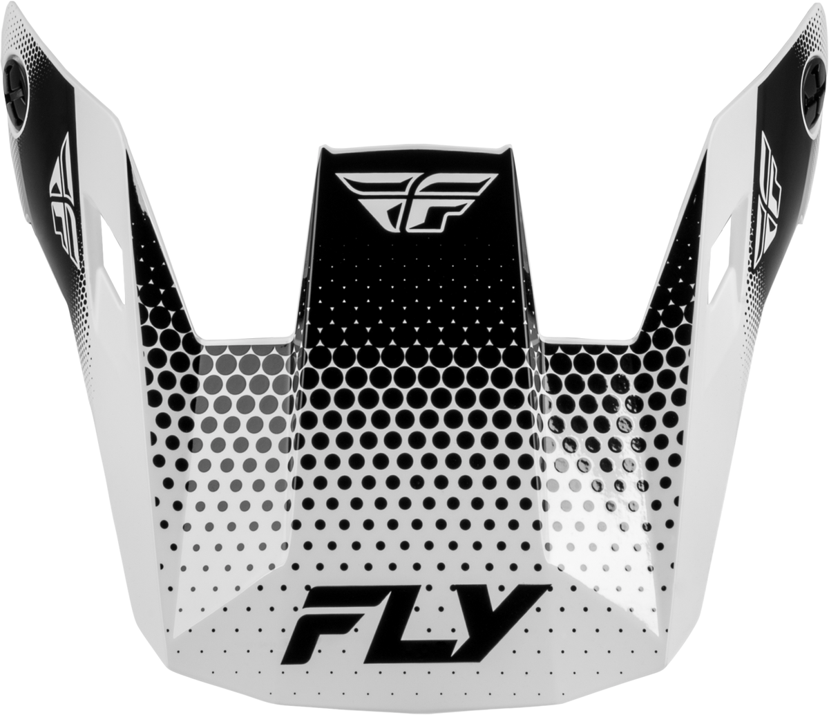 RAYCE SONAR HELMET VISOR WHITE/BLACK XS-LG