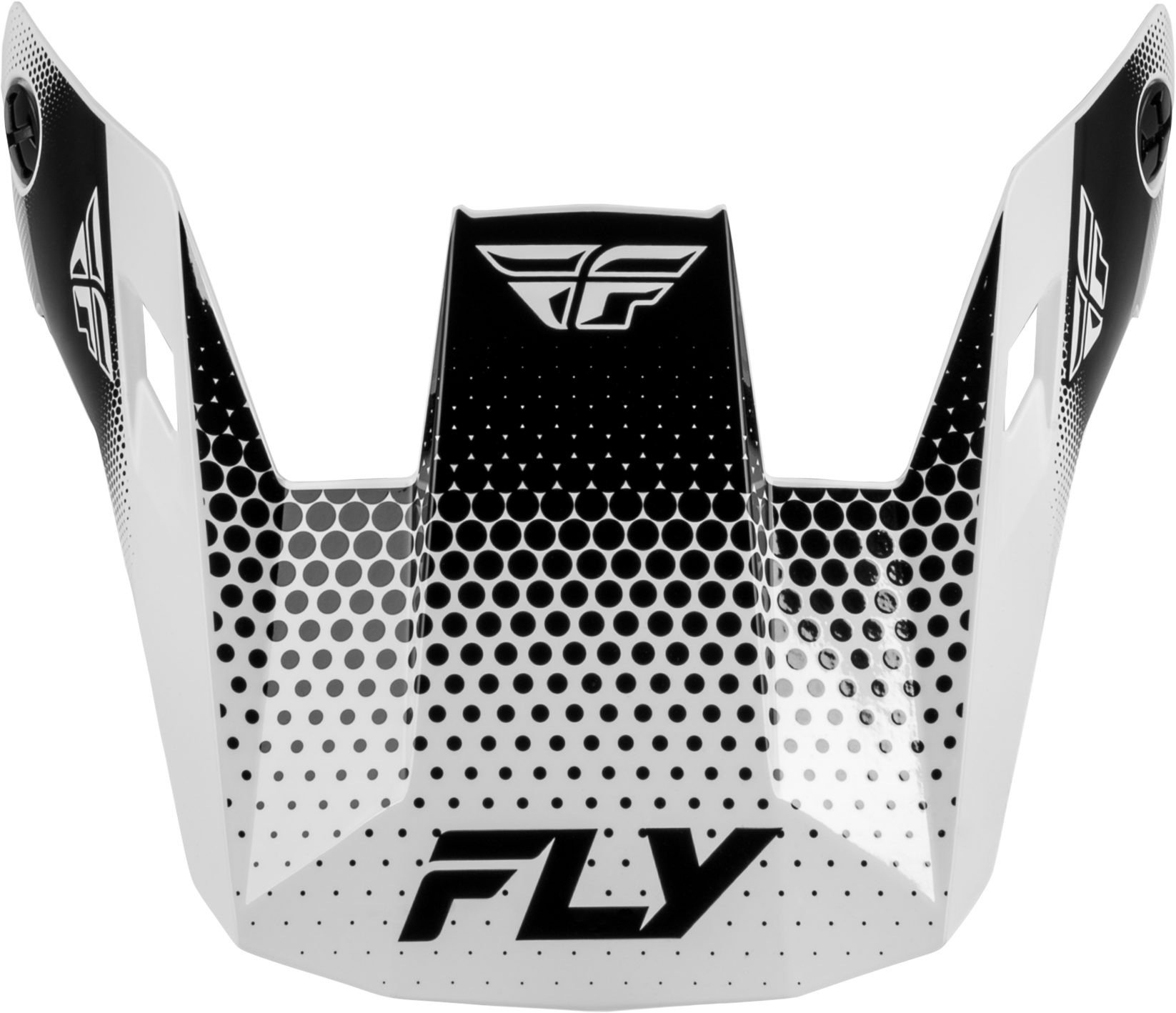 RAYCE SONAR HELMET VISOR WHITE/BLACK YS-YL