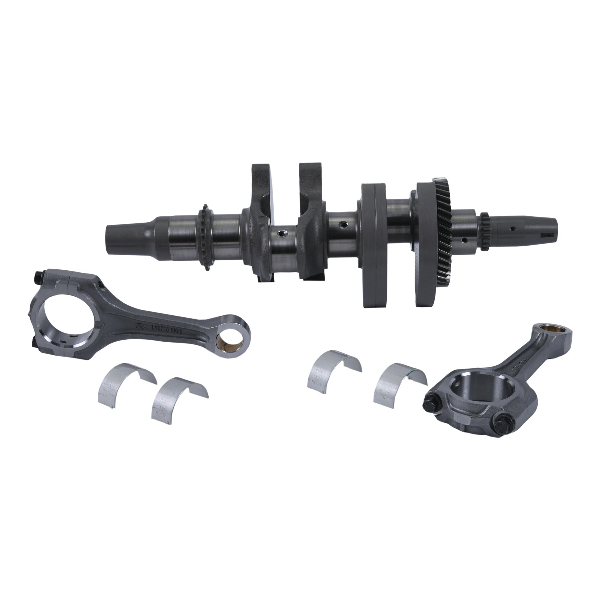 CRANKSHAFT W/RODS POL