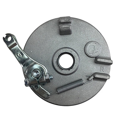 Brake Assy - RIGHT - 4.0 Inch Backing Plate and Shoes - Coolster 3050, 3125