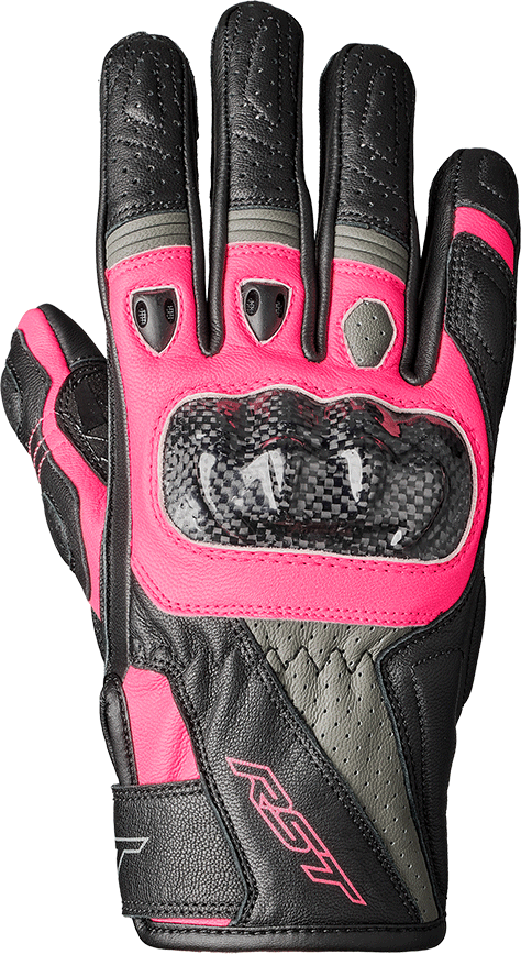 WOMENS STUNT III CE GLOVE BLACK / PINK / GREY XL