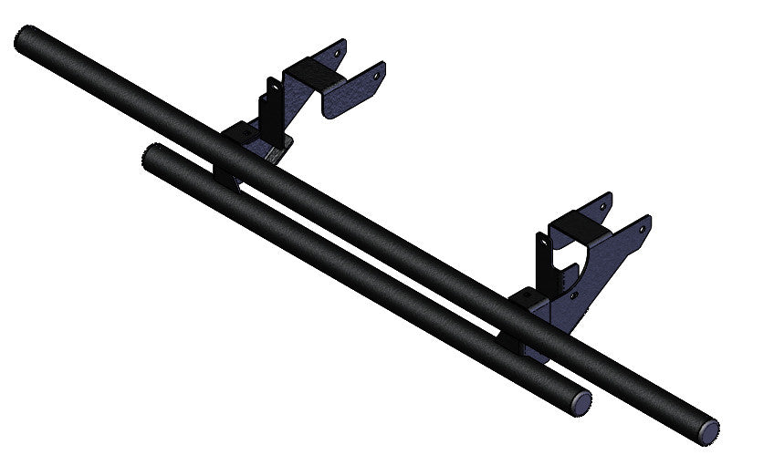REAR BUMPER BLACK POL