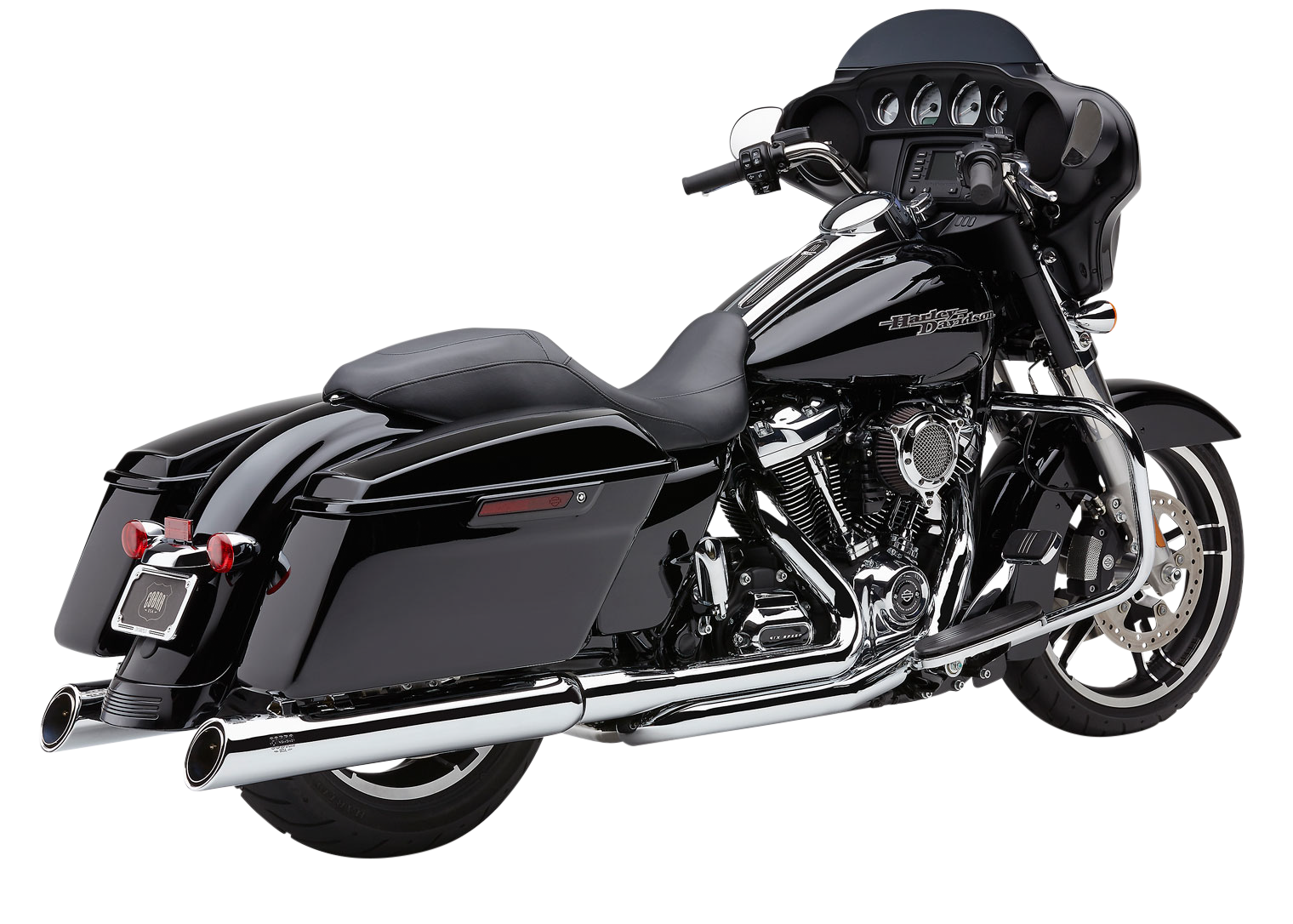 TRUE DUAL HEADPIPES CHROME FLH/FLT 17-24