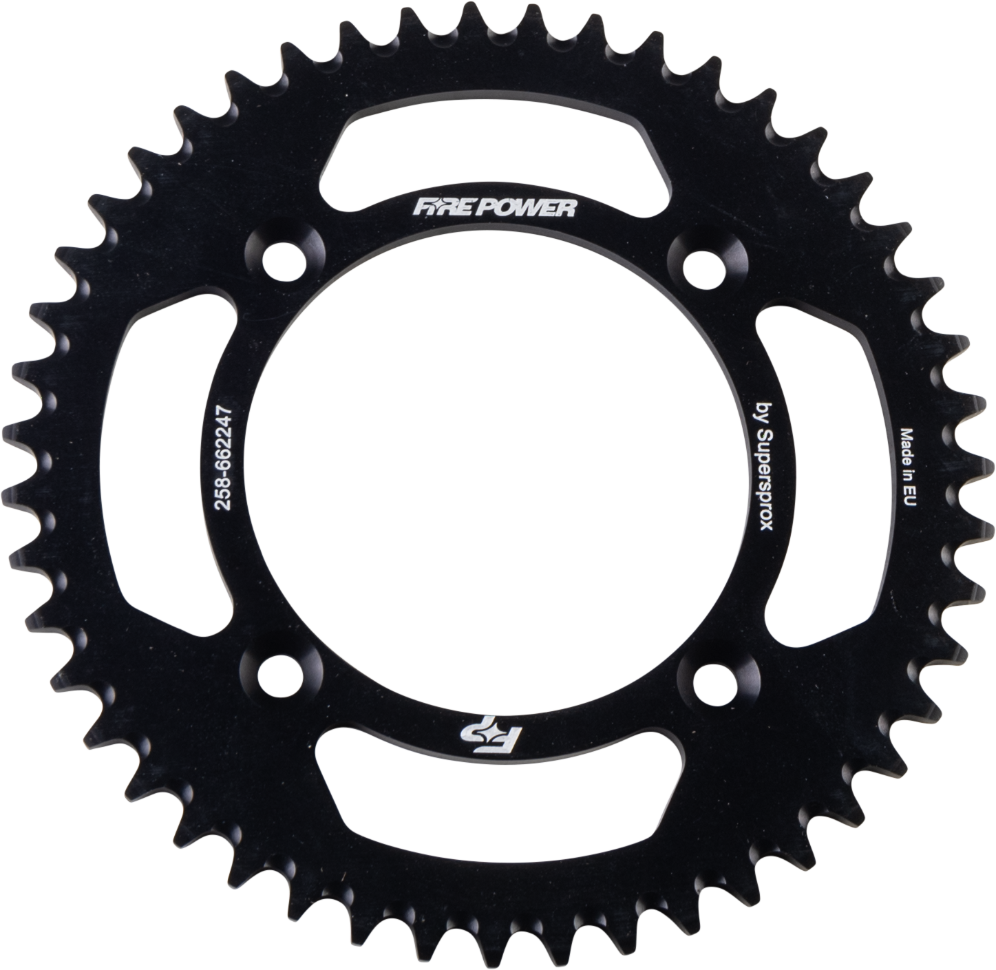 REAR SPROCKET ALUMINUM 47T BLK