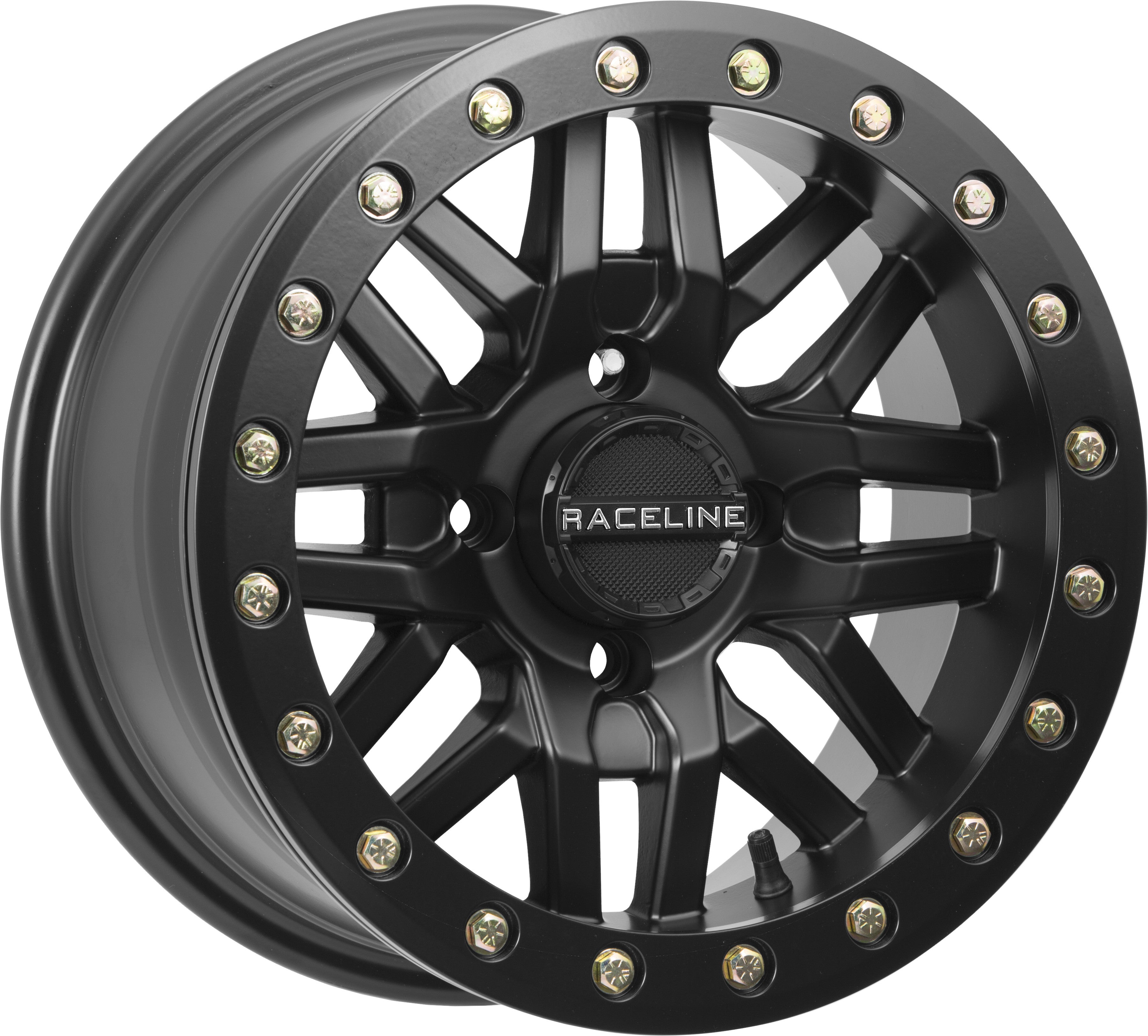 RYNO BDLK WHEEL 15X7 4/137 5+2 (+10MM) BLACK