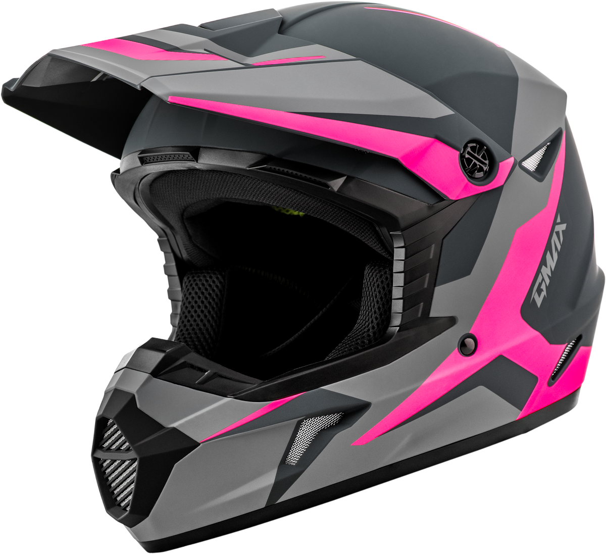 MX-46 CYCLUS HEMET MATTE GREY/PINK XS