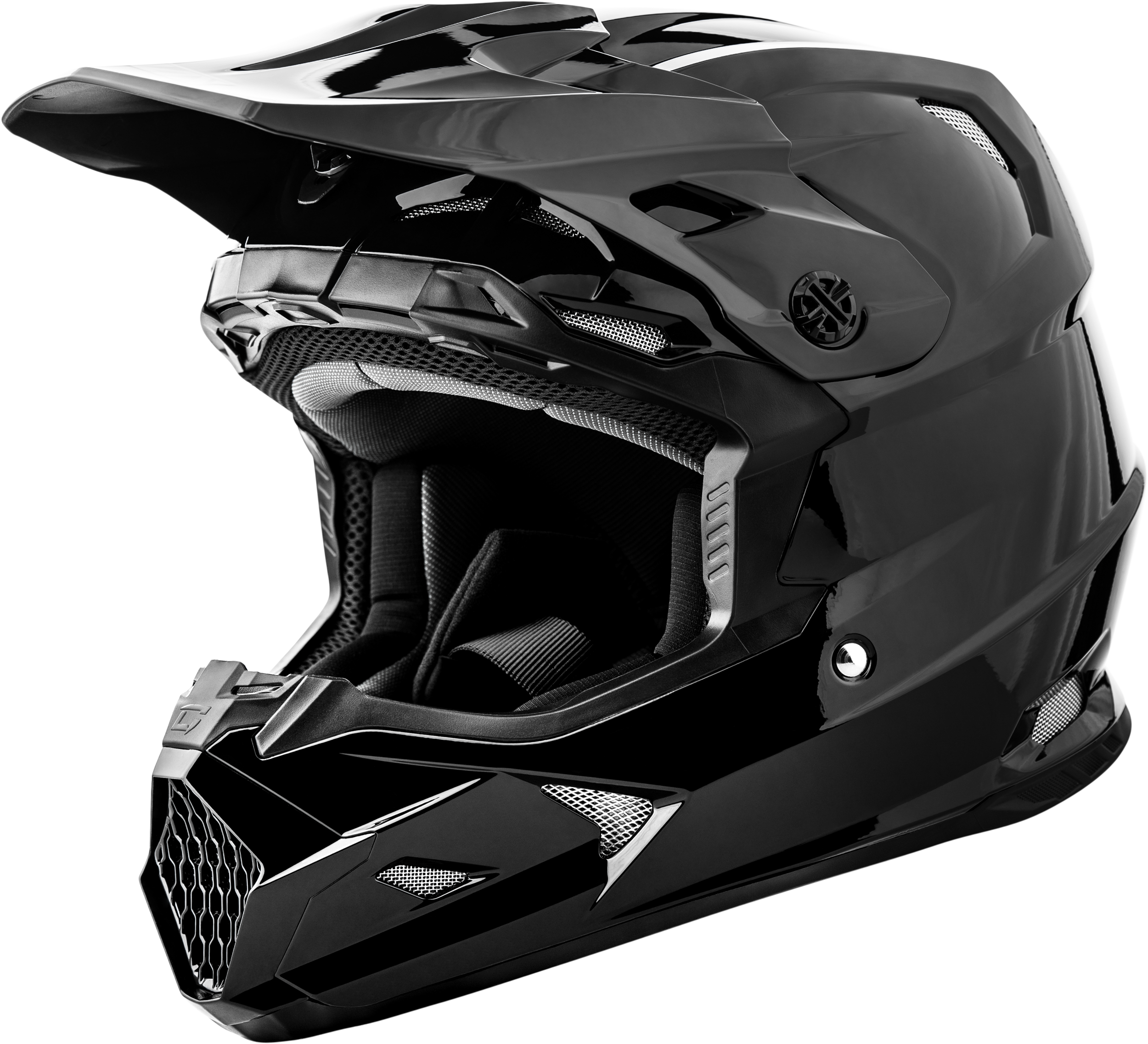 MX-96 SOLID HELMETS BLACK MD