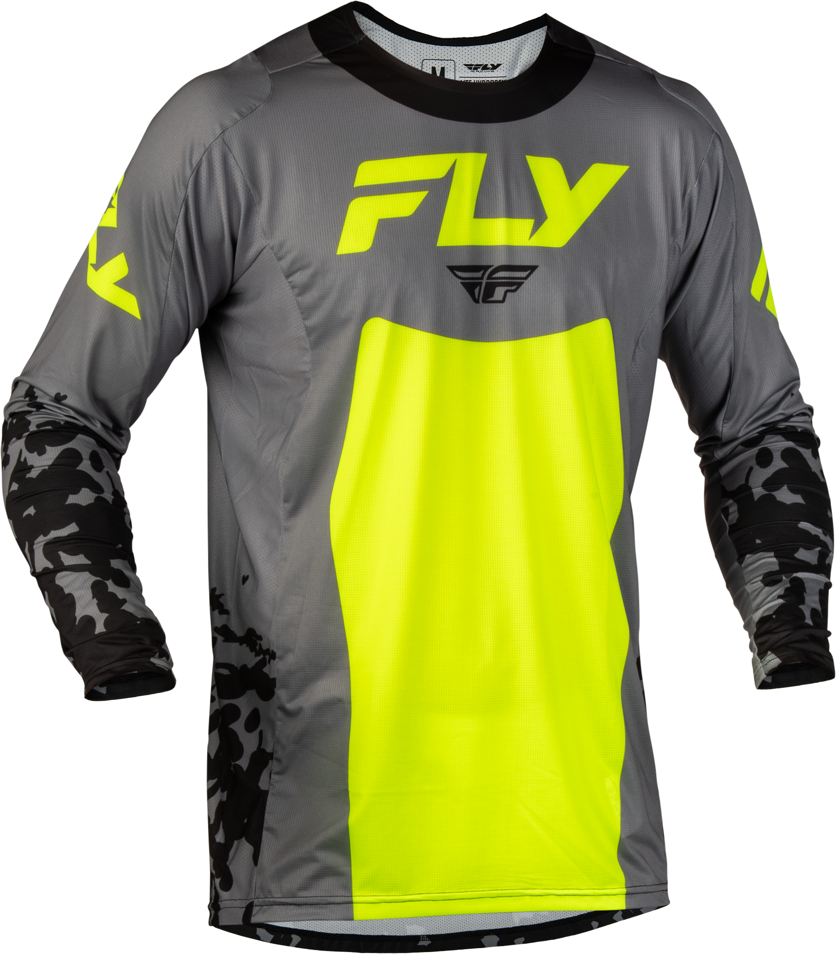 LITE FLAKE JERSEY GREY/HI-VIS/BLACK XL