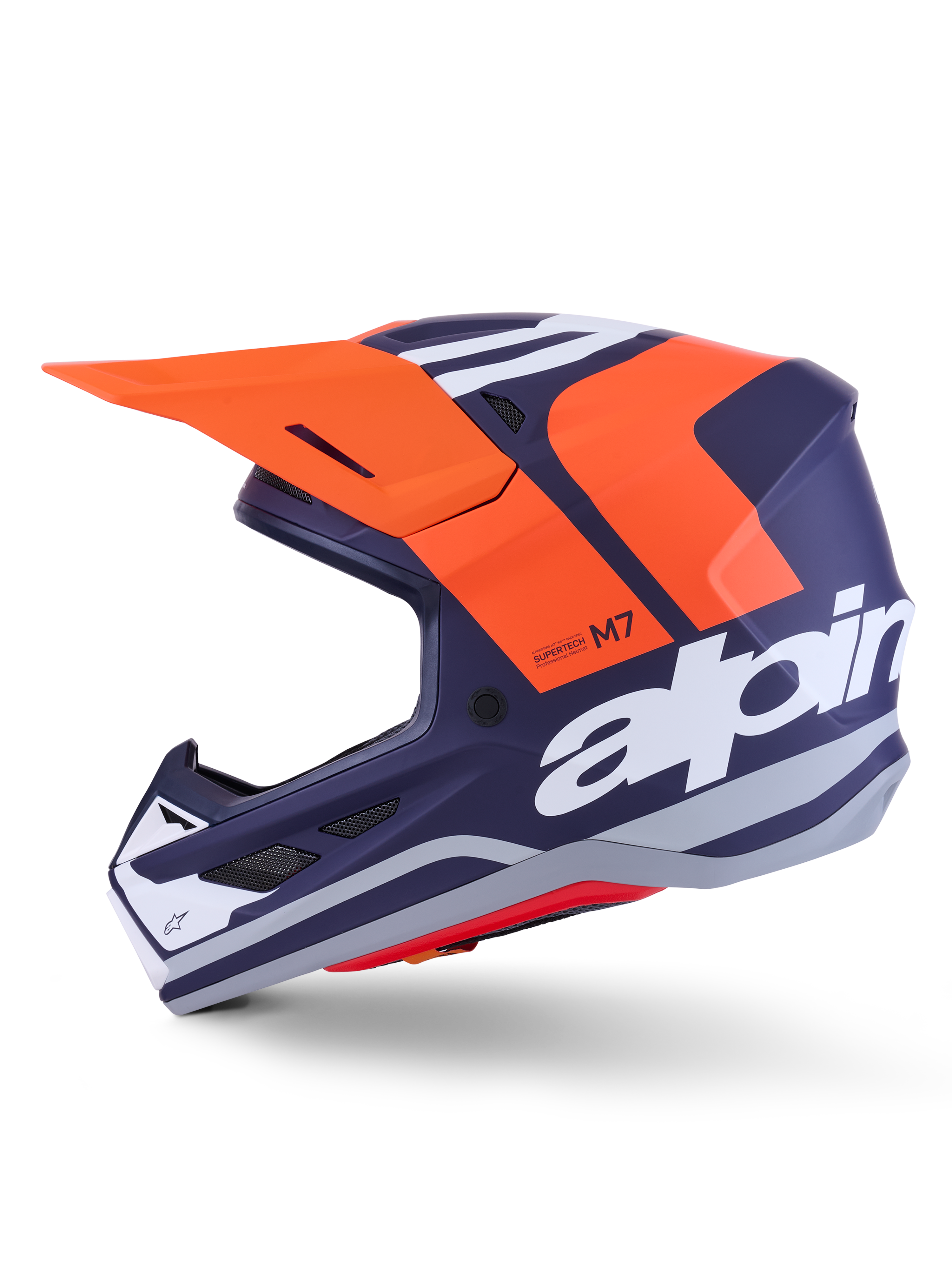 SM7 CORE HELMET ORNG/BLUE MATT SM