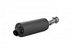 SINGLE SLIP-ON SYSTEM W/ 4.25" SPORT MUFFLER BLK