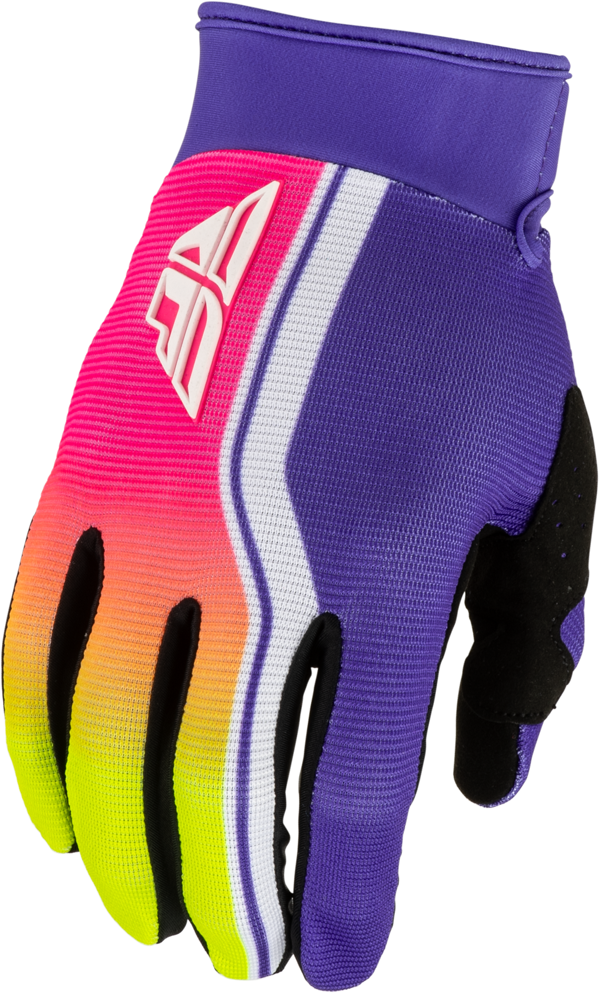F-16 RAZE GLOVES PURPLE/PINK/YELLOW MD