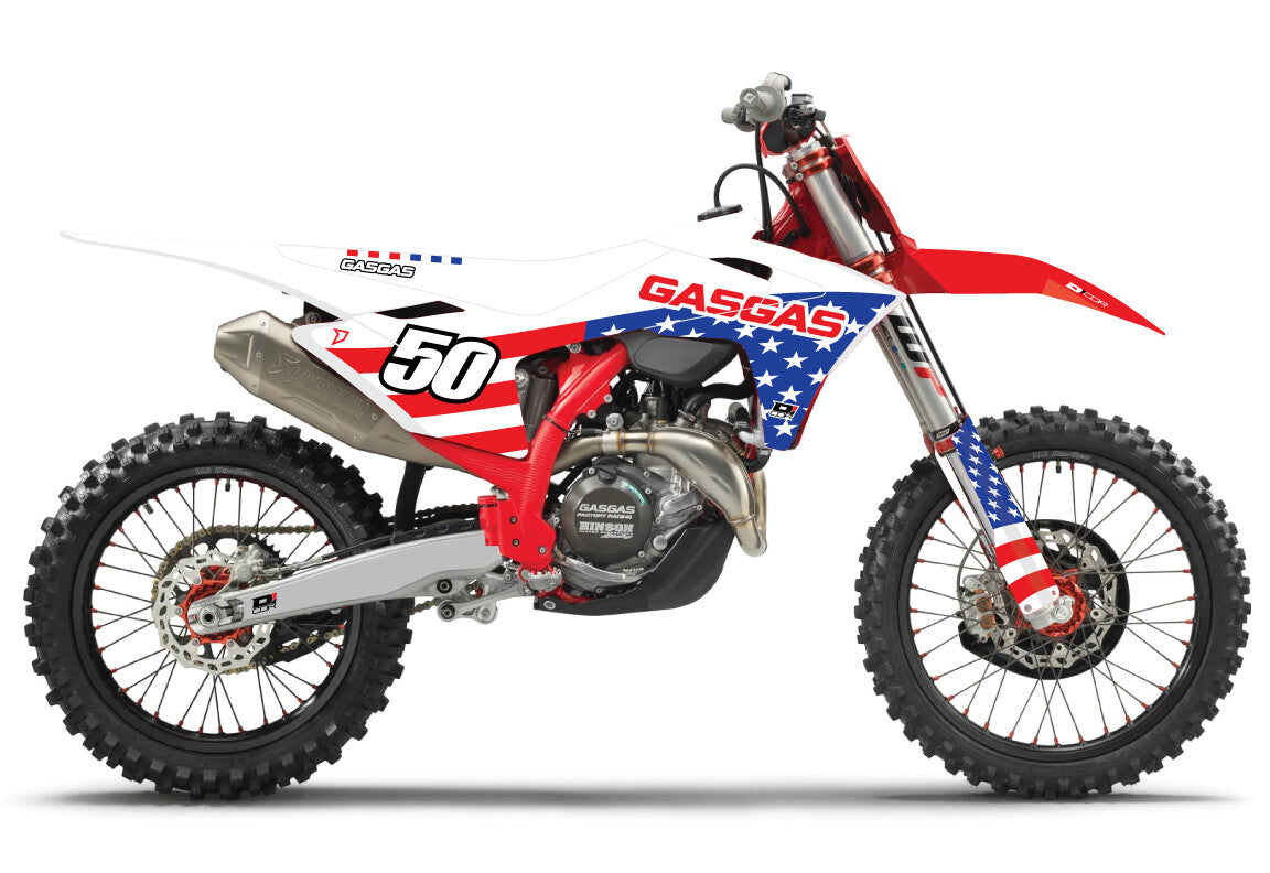 COMP KIT USA 25 GASGAS MC 125-450 WHT BG