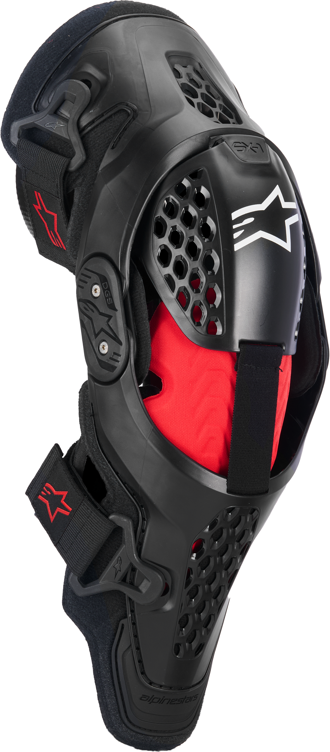 SX-1 PLASMA KNEE PROTECTOR BLK/RED/COOL GRY SM/MD