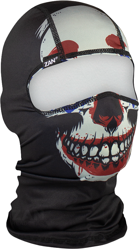 BALACLAVA POLYESTER EVIL CLOWN