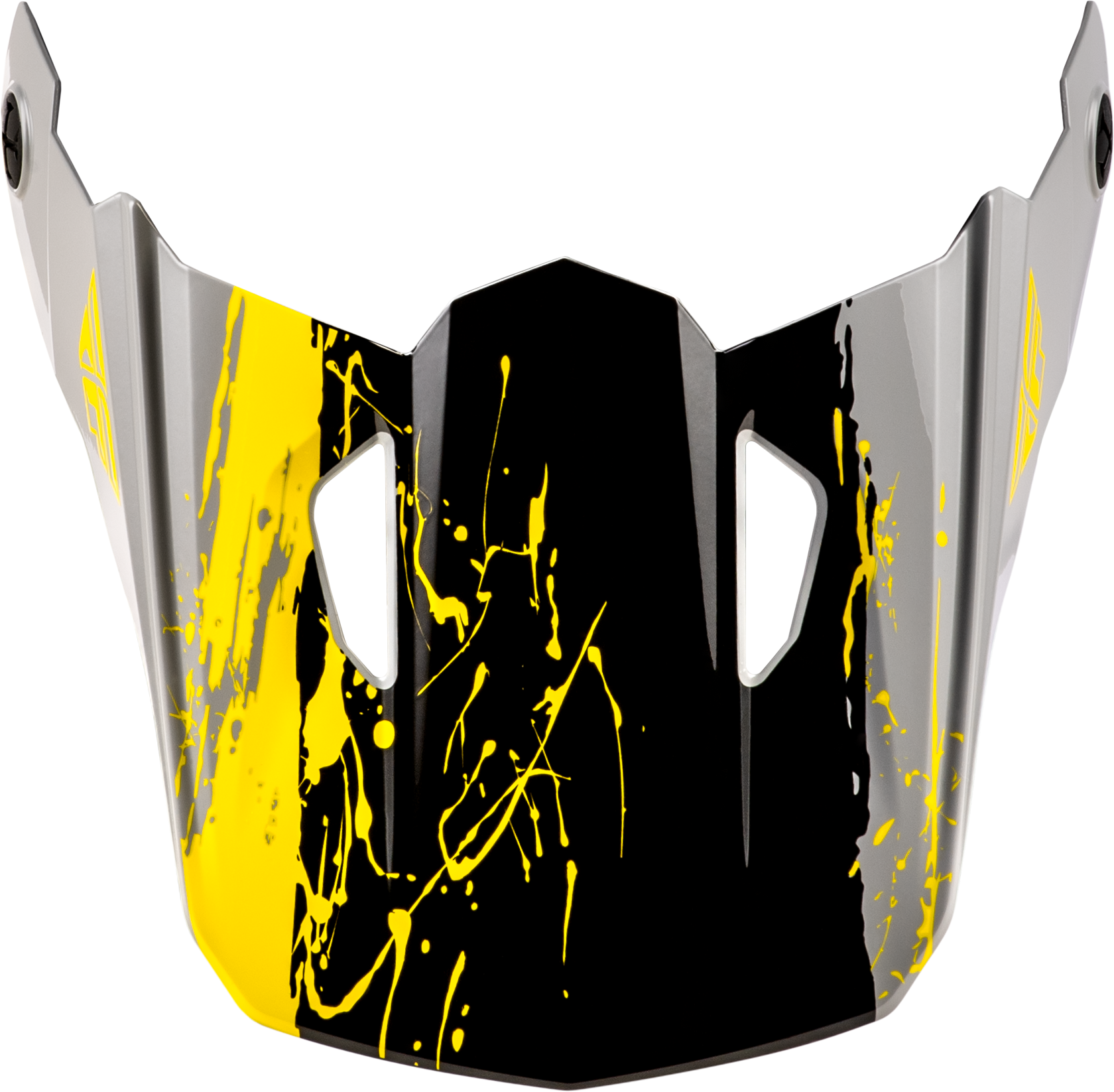 YTH KINETIC DRIP HELMET VISOR GREY/BLACK/YELLOW YS-YL