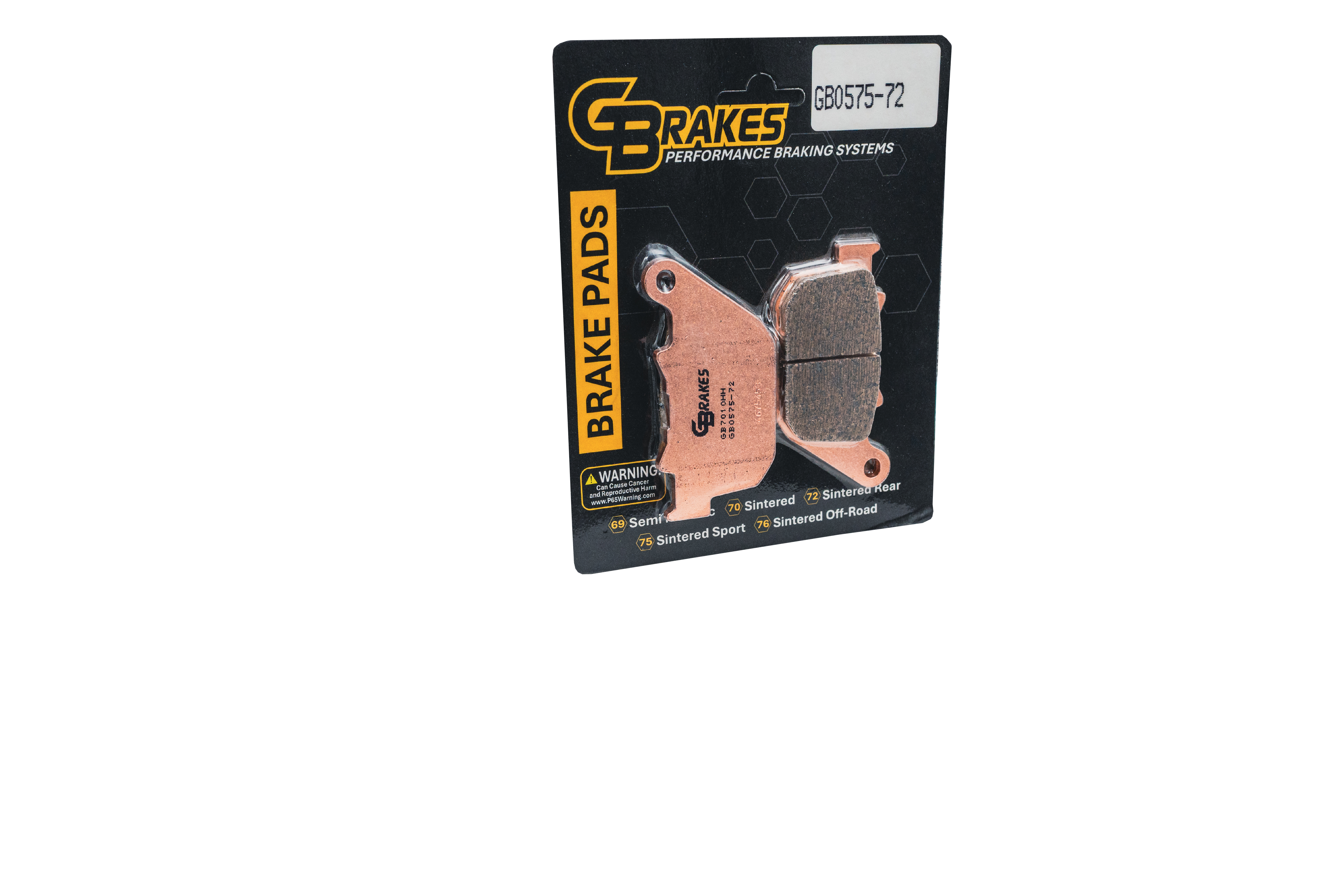 BRAKE PADS HH SINTERED REAR