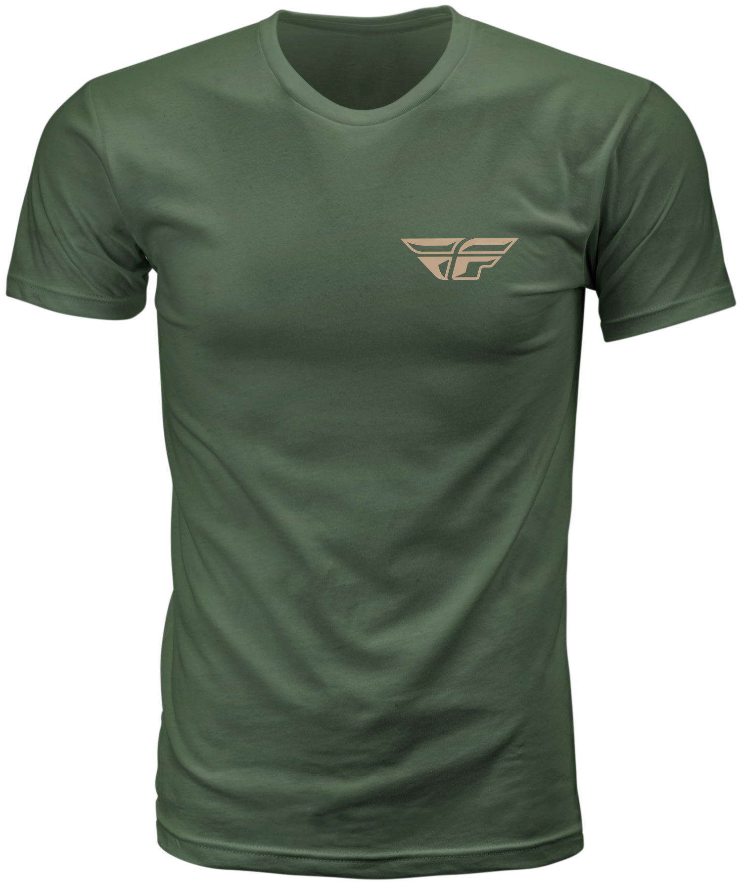 FLY STAPLE TEE GREEN SM