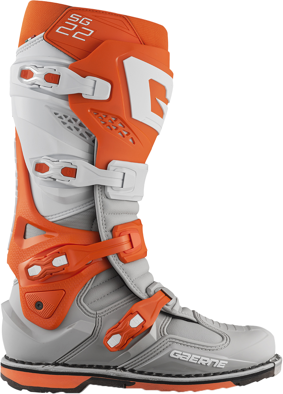 SG22 BOOTS ORANGE/WHITE/GREY SZ 10