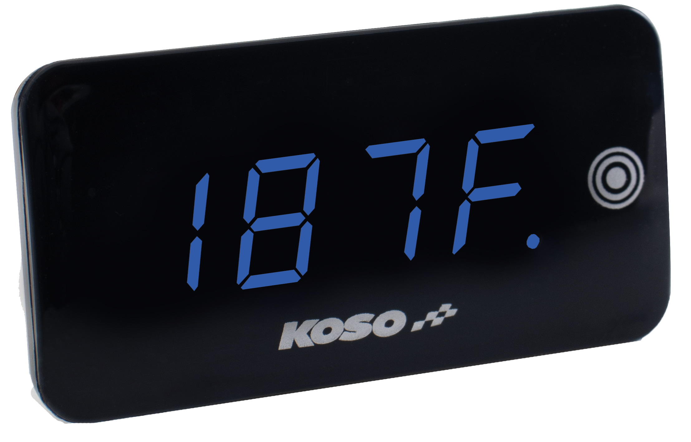 SUPER SLIM TOUCH SCREEN VOLT & TEMP GAUGE BLUE DISPLAY