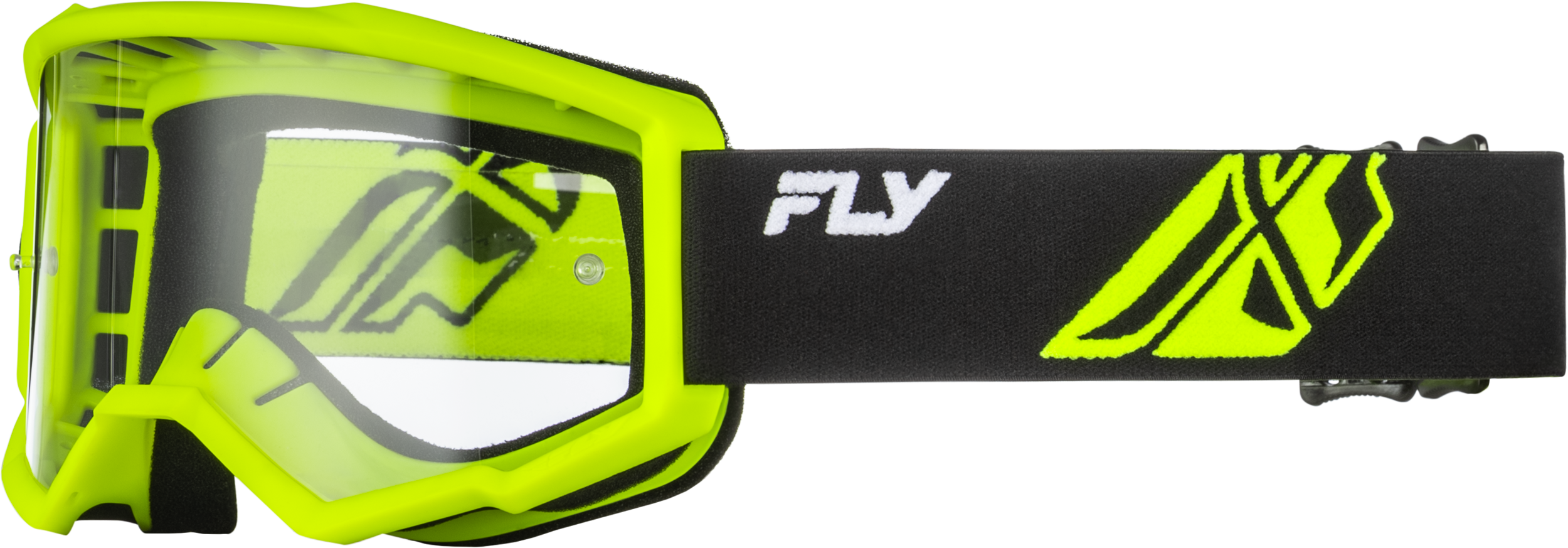 FOCUS GOGGLE BLACK/HI-VIS W/ CLEAR LENS