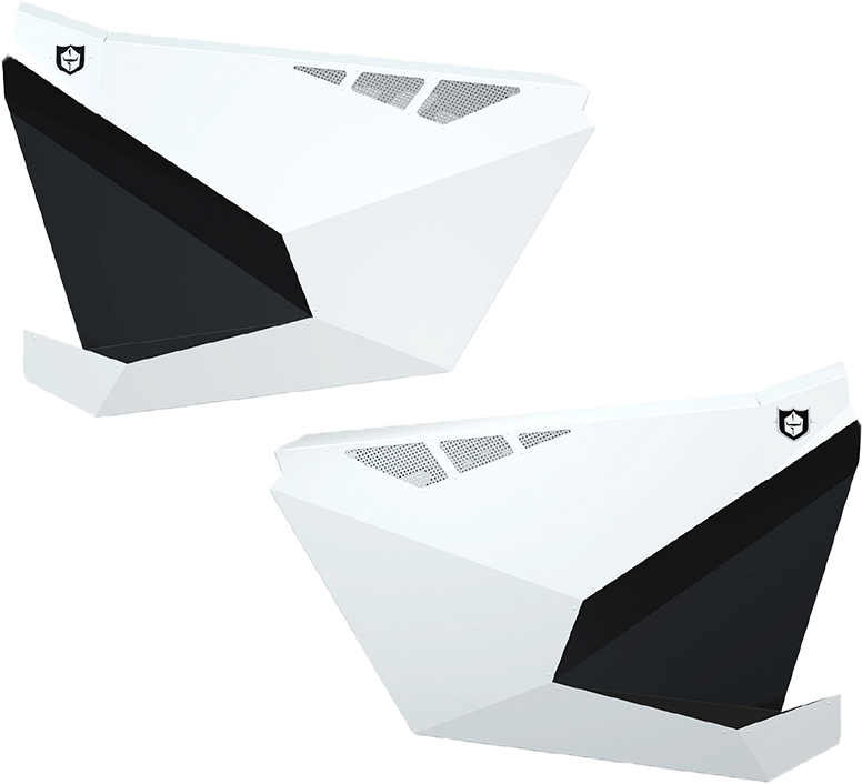 RZR PRO XP DOORS WHITE POL