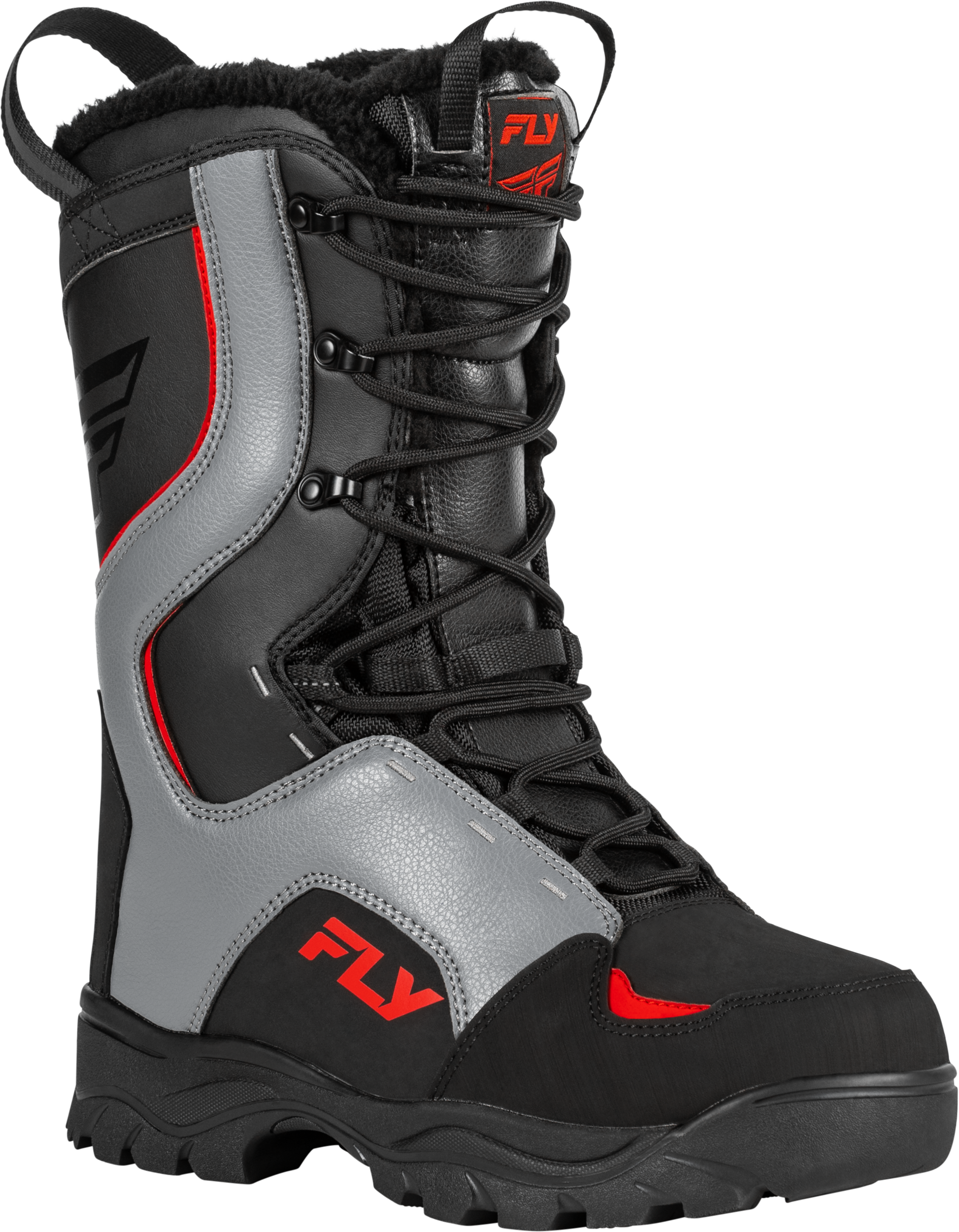 MARKER LACED BOOT BLACK/RED 9