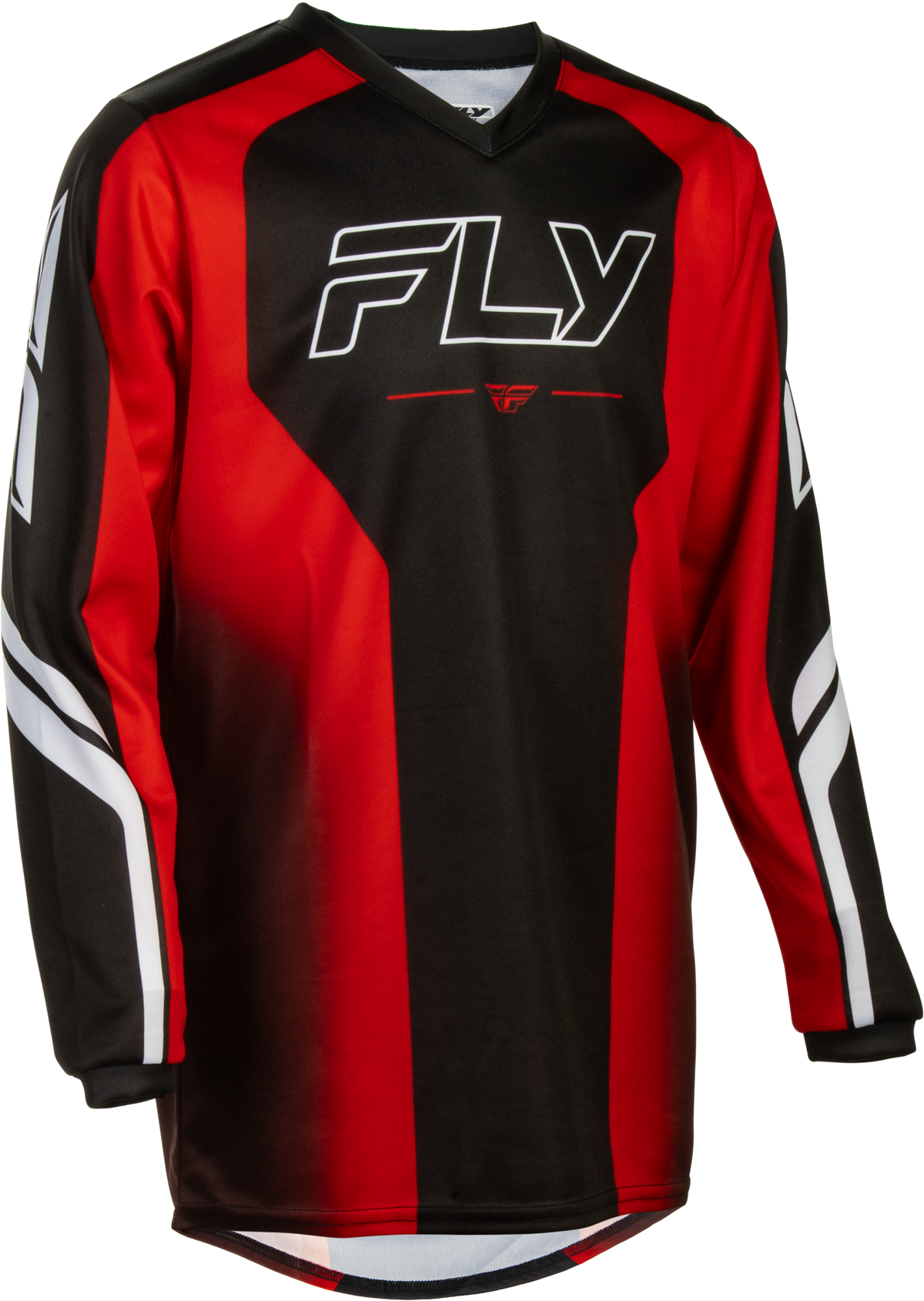 YOUTH F-16 RAZE JERSEY BLACK/RED/WHITE YM