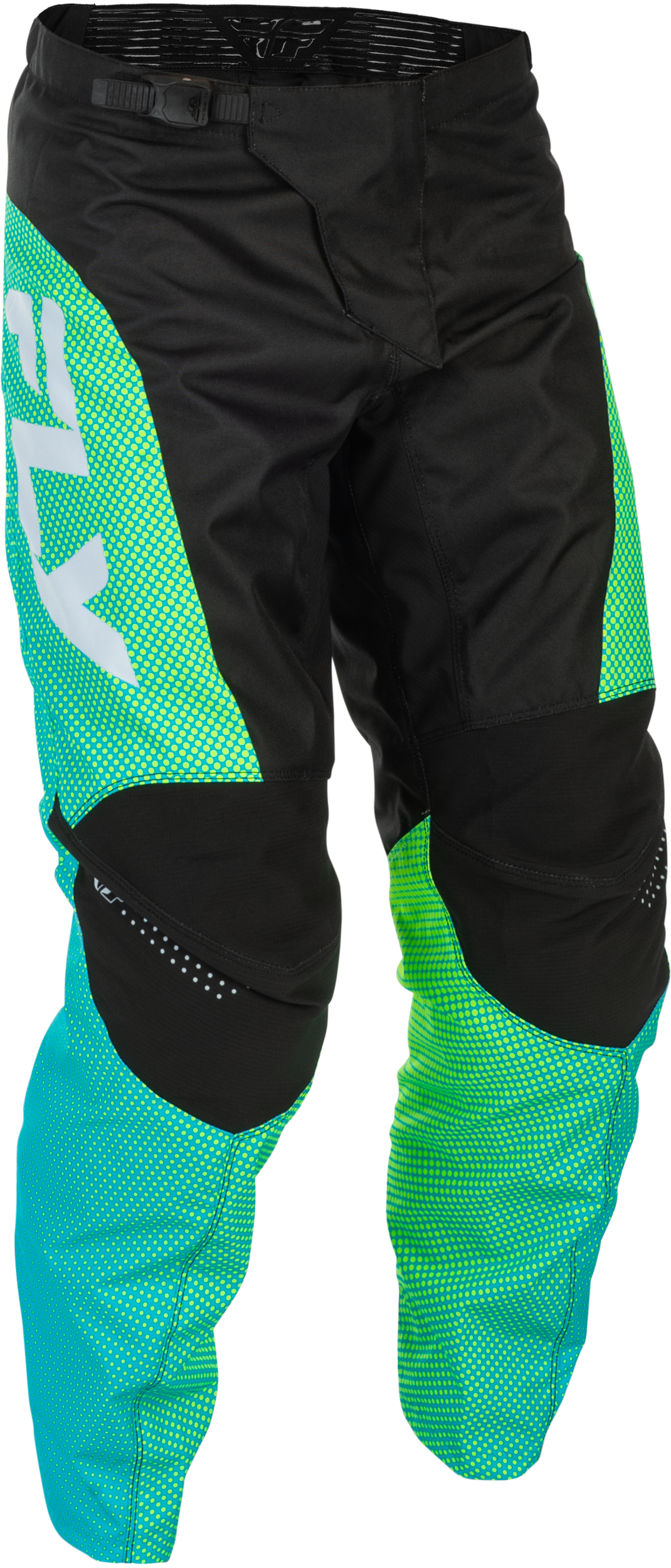 F-16 PANTS AQUA/BLACK/WHITE SZ 32