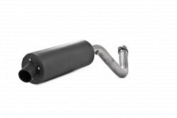 SINGLE SLIP-ON SYSTEM W/ 4.25" SPORT MUFFLER BLK
