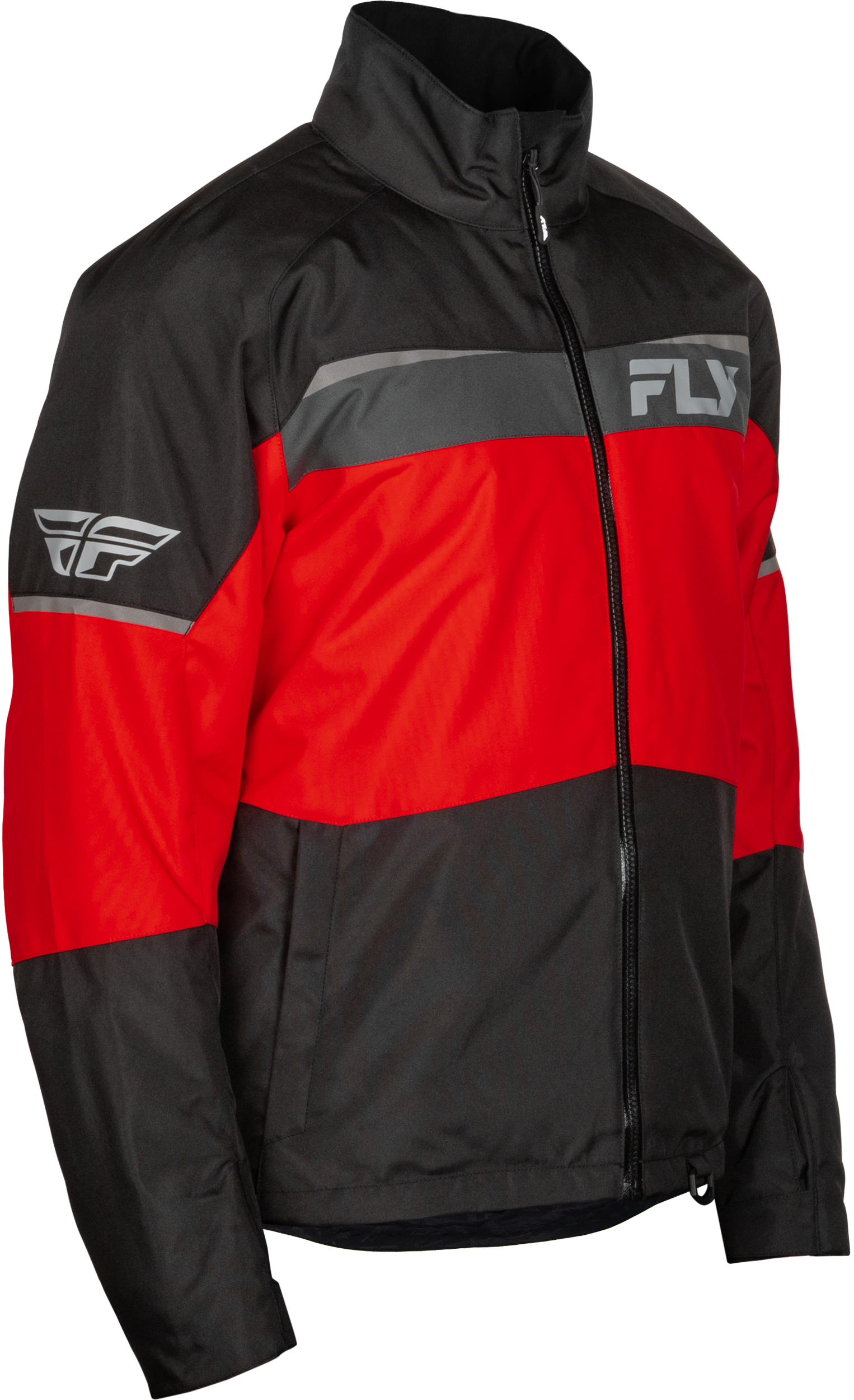AURORA JACKET RED/BLACK LG