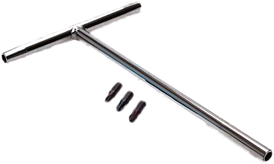T-HANDLE BIT DRIVER W/NO. 1 2 3 JIS CROSS-HEAD BITS